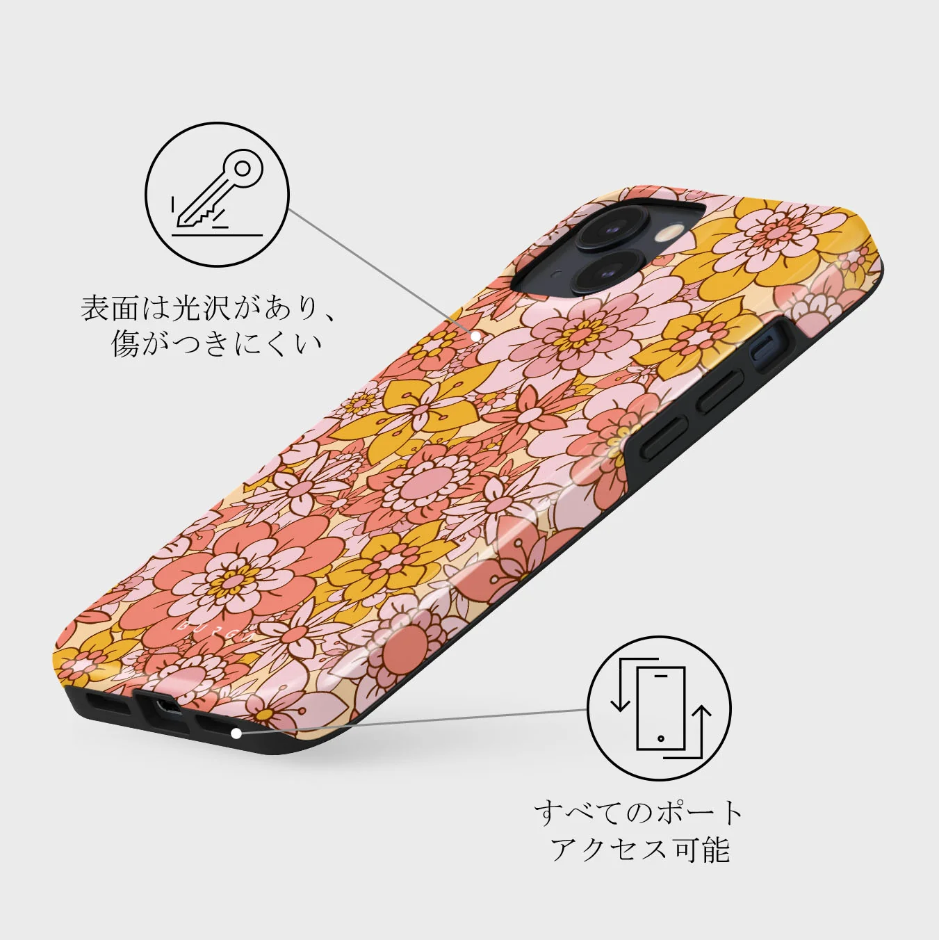 Garden Brunch - Floral iPhone 13 Mini ケース