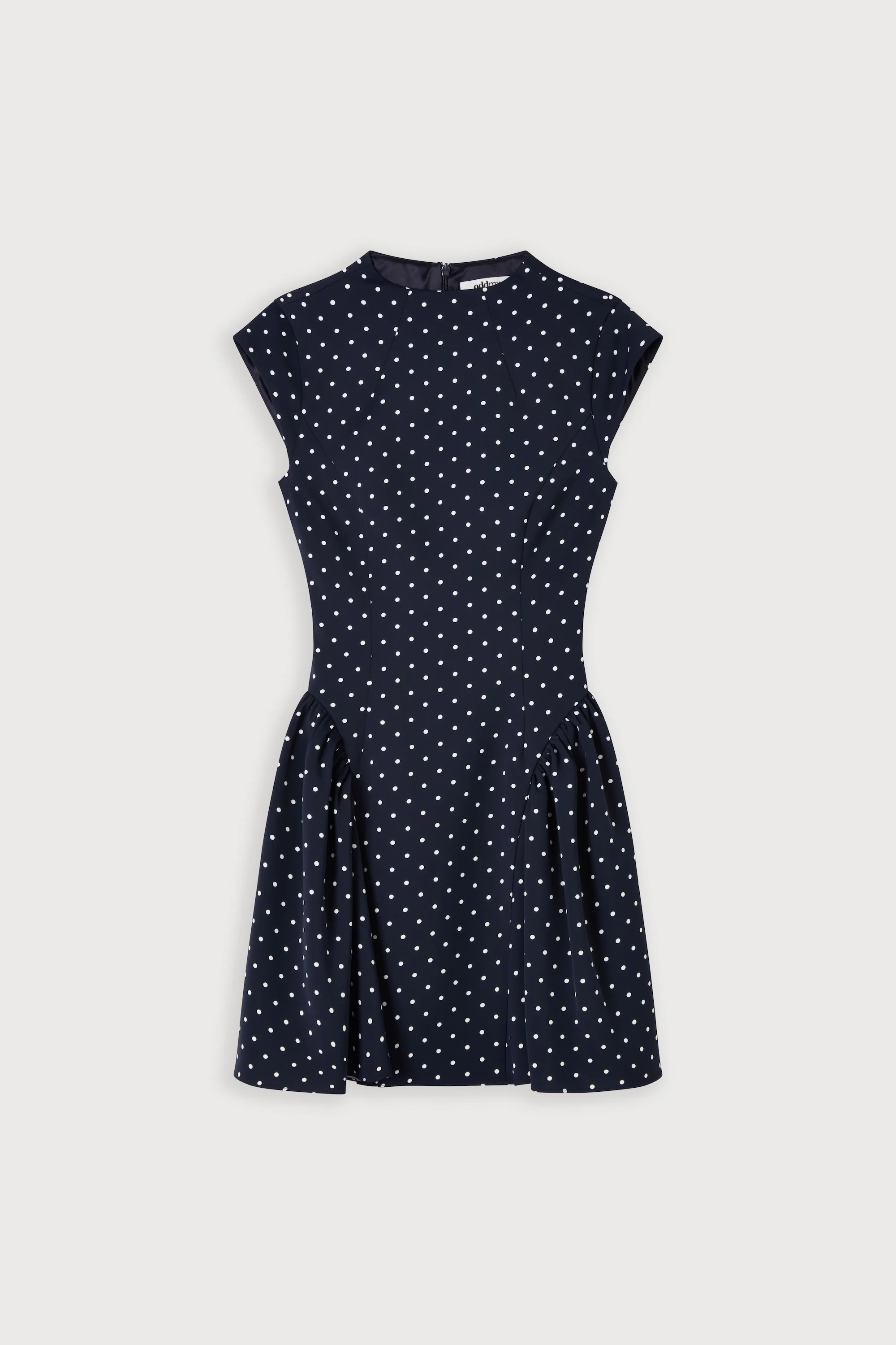 Cap Sleeve Gathered Mini Dress