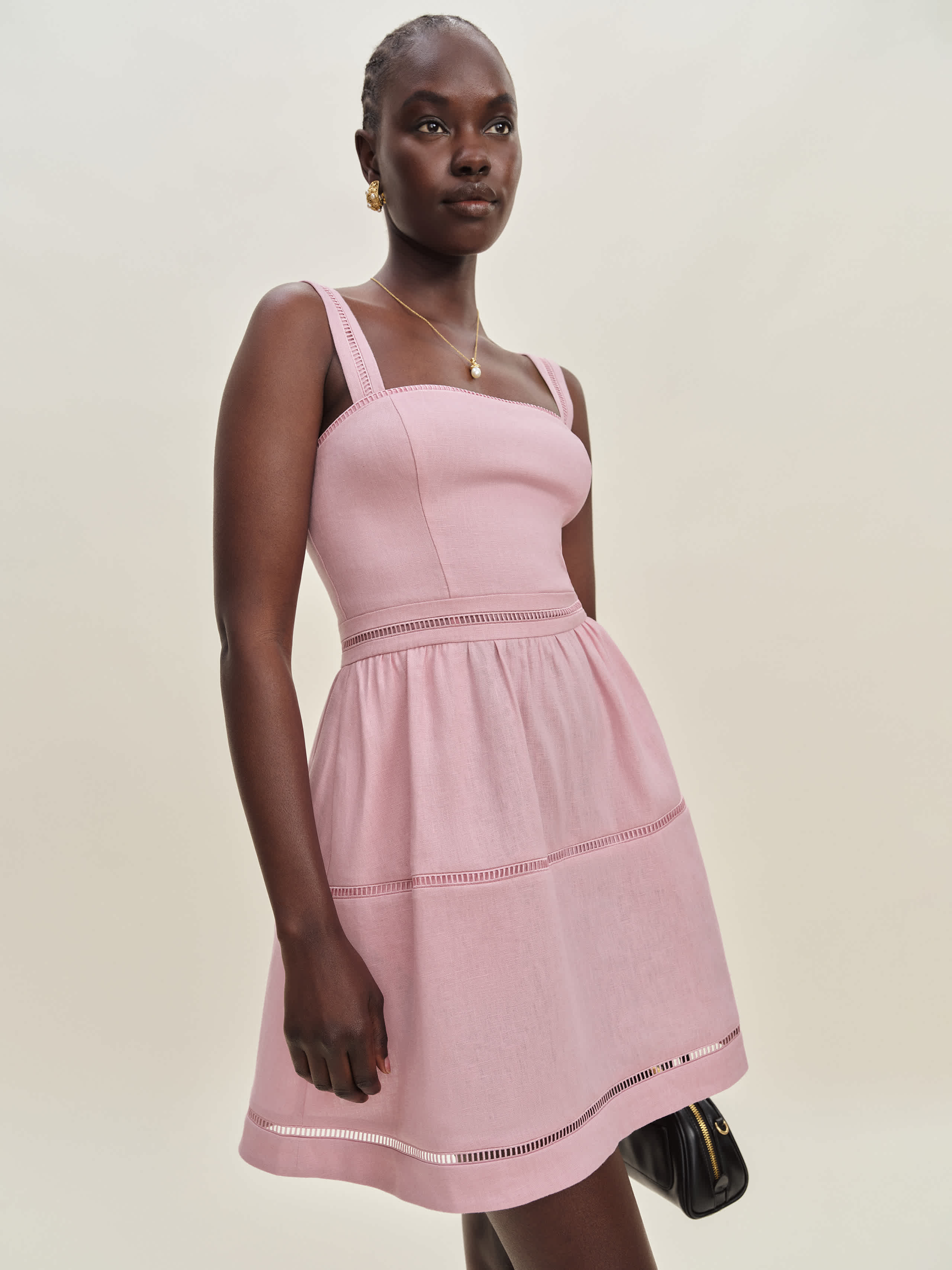 Everett Mini Linen Dress