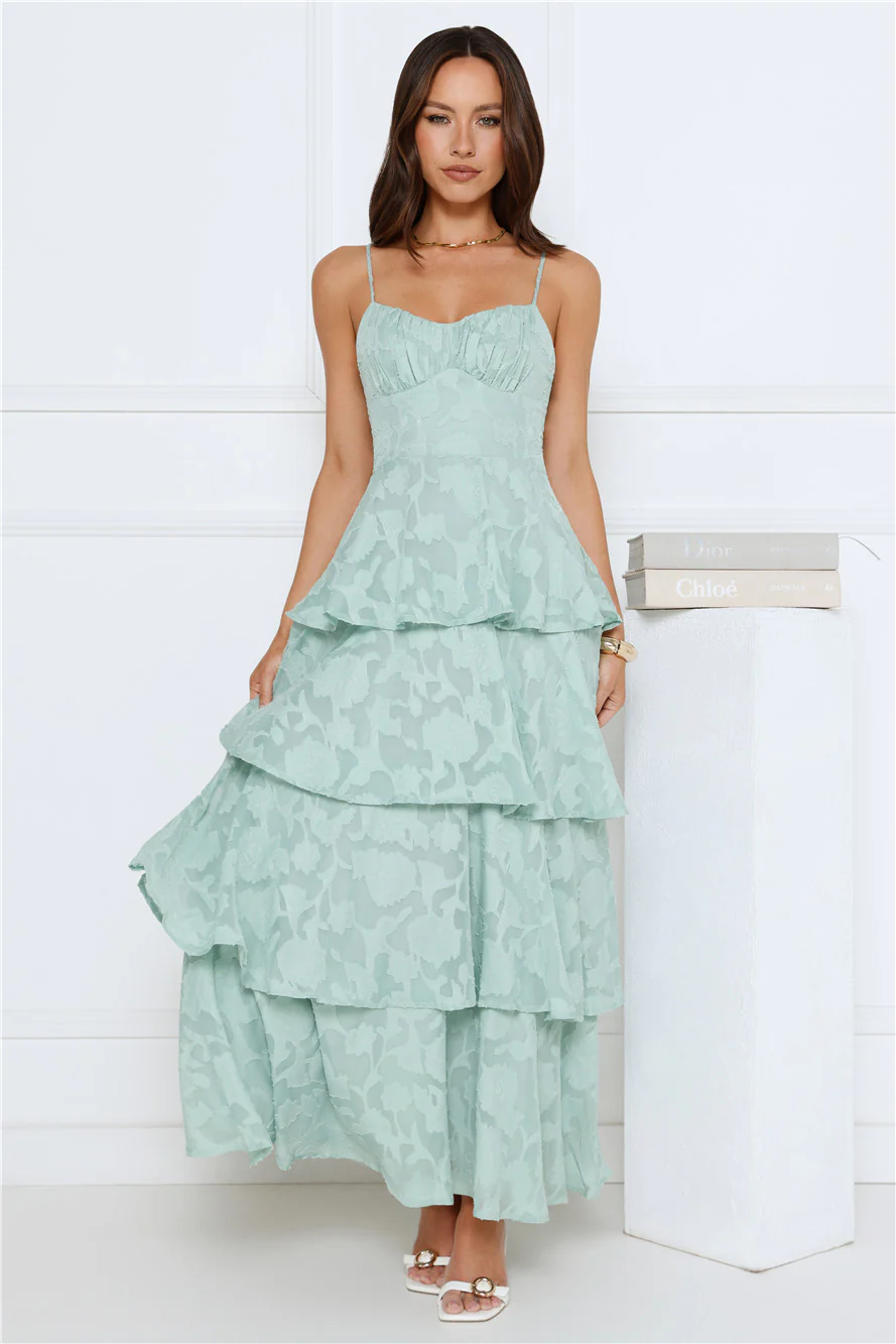 Noir Envy Maxi Dress Sage
