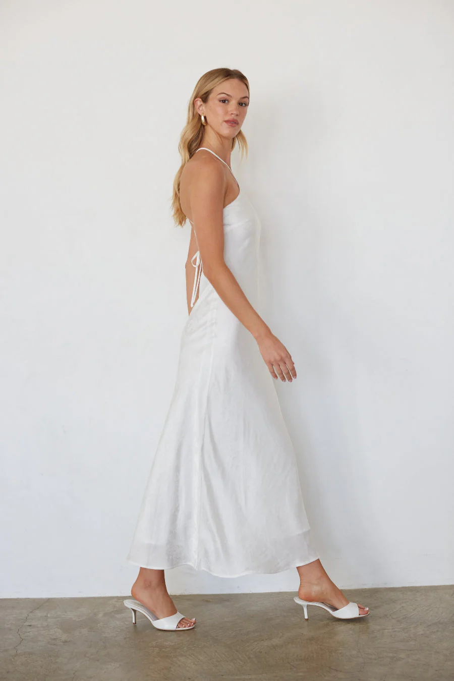 Eliana Open Back Maxi Dress