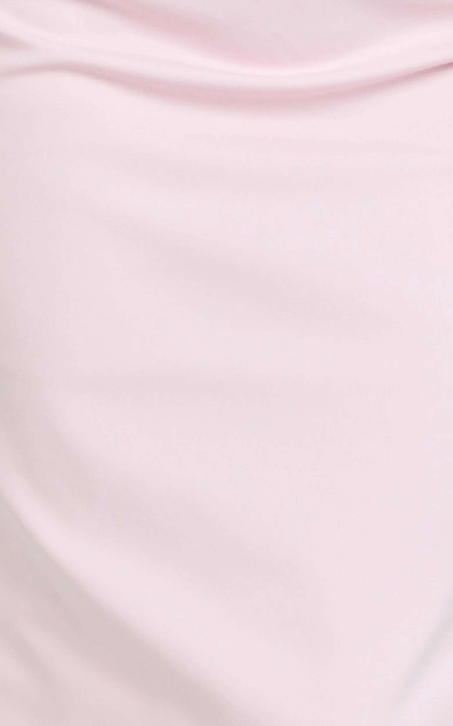 Karlie Midi Dress - One Shoulder Fitted Dress in Pink