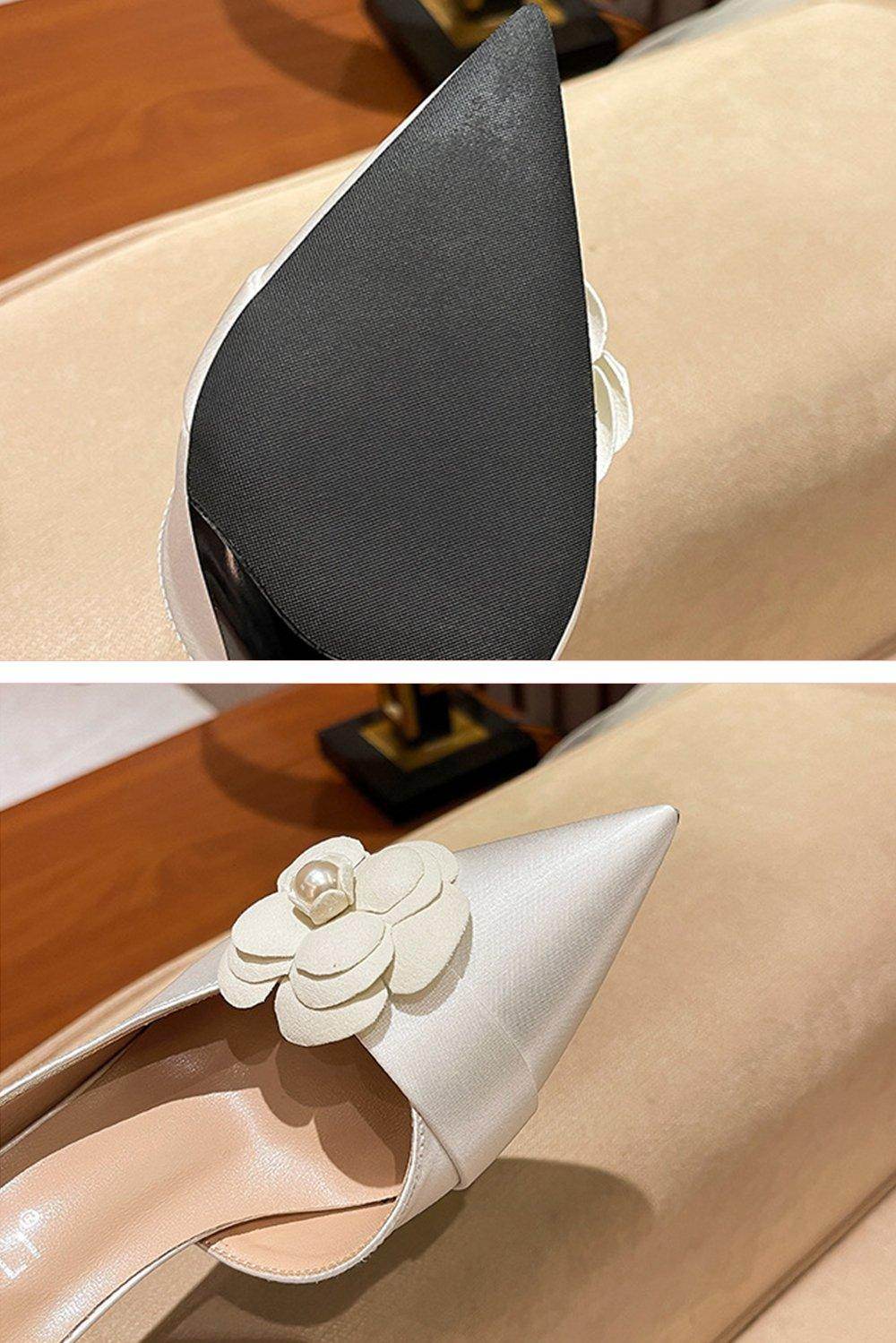 Stiletto Heel 7cm Satin Heels Bridal Shoes CK0122