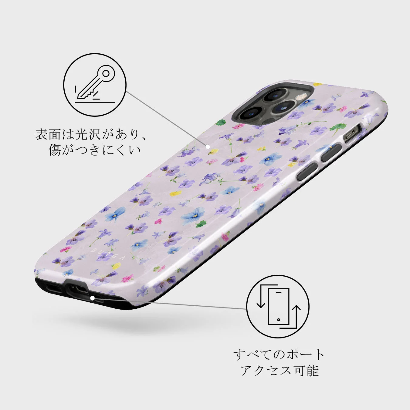 Wildflower - iPhone 12 Pro ケース