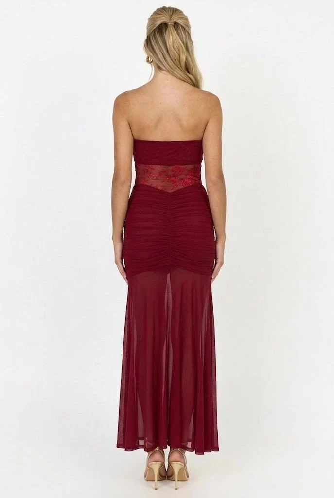 Rome at Midnight Maxi Dress
