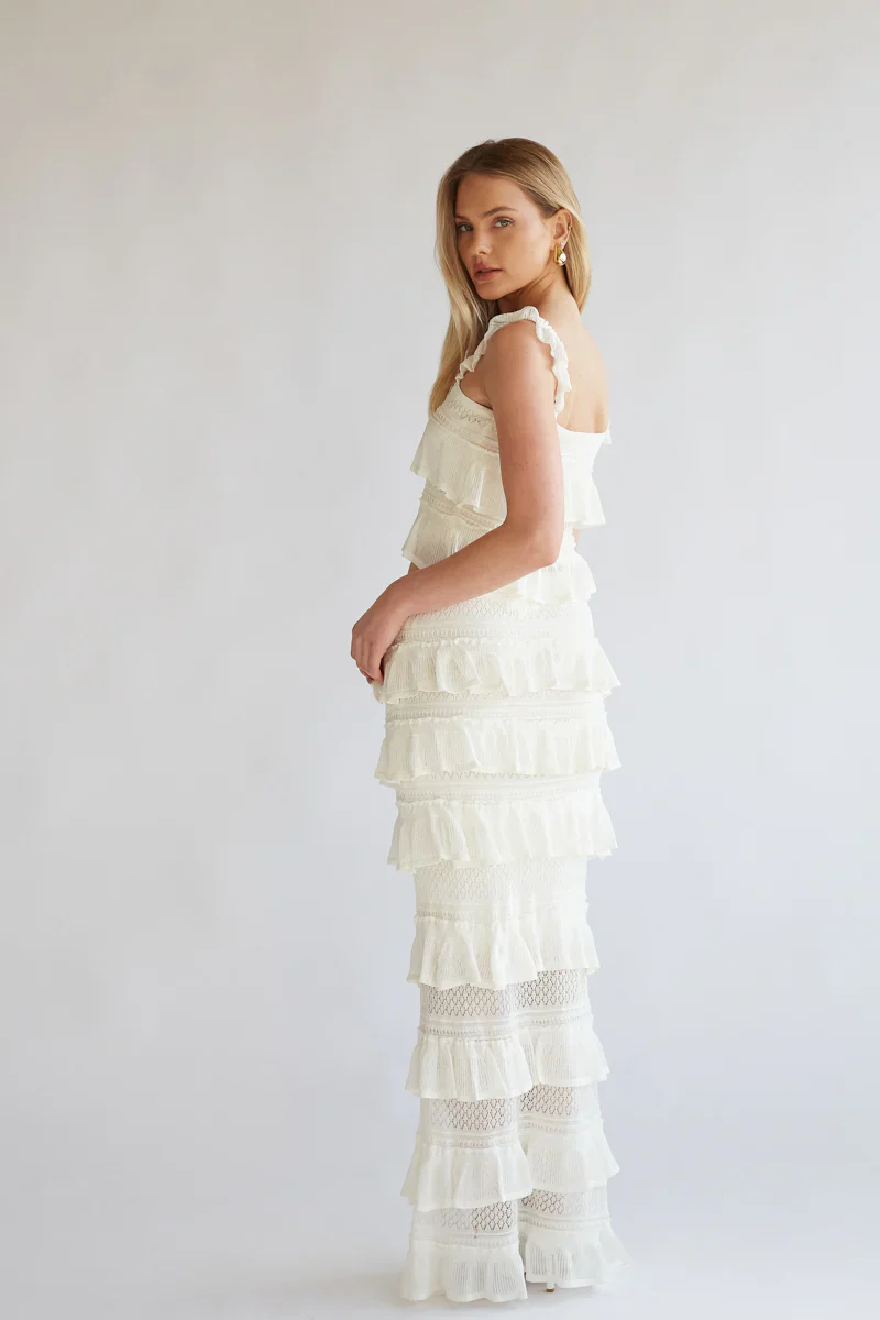 Colette Crochet Top and Maxi Skirt Set - luluinthesky