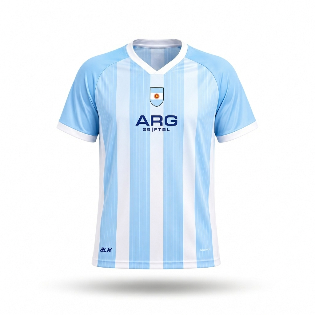ALX Argentina World Cup 2026 Junior Boy Jersey Blue HA03036606