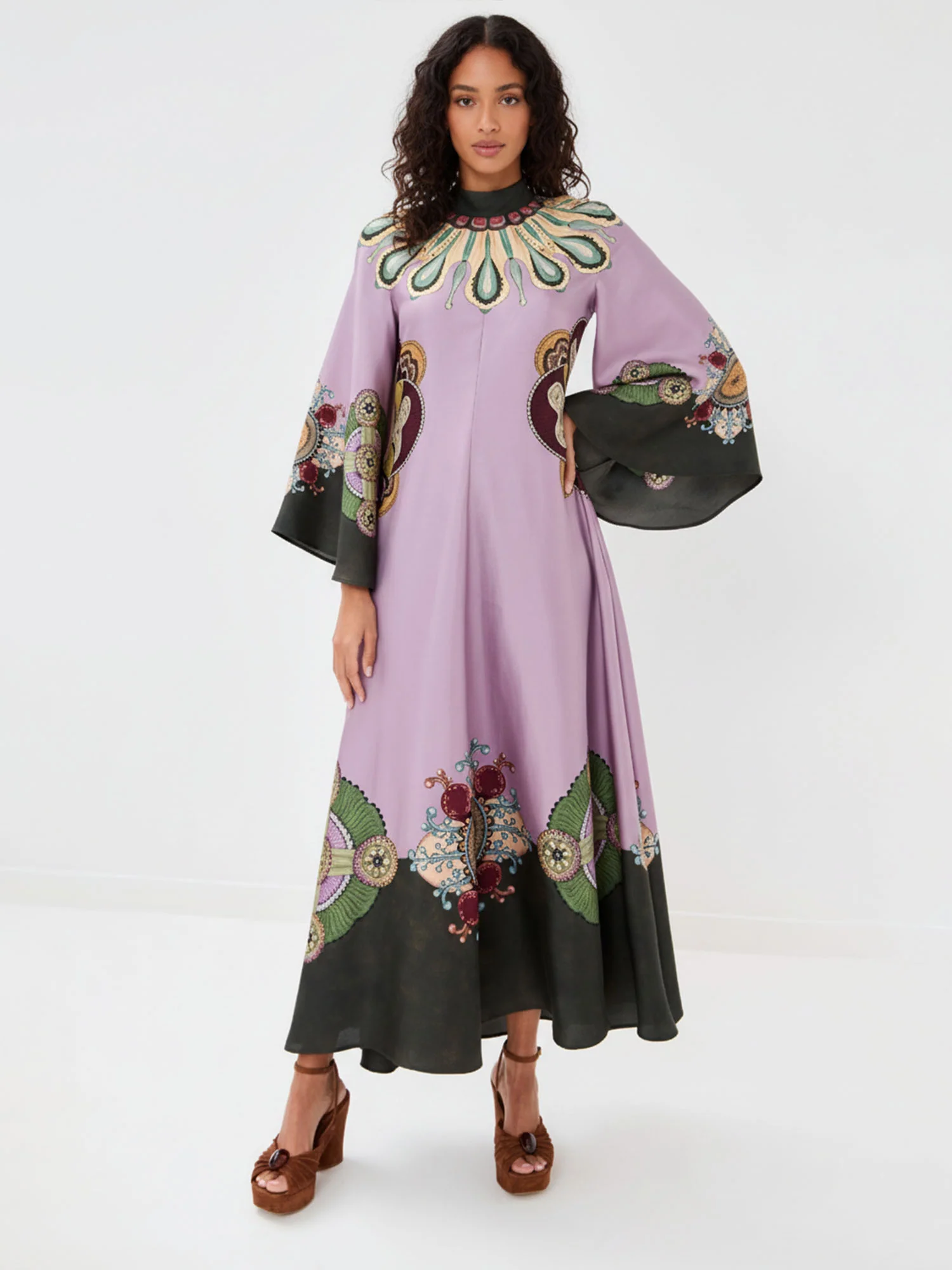 Veiled Whispers Maxi Dress