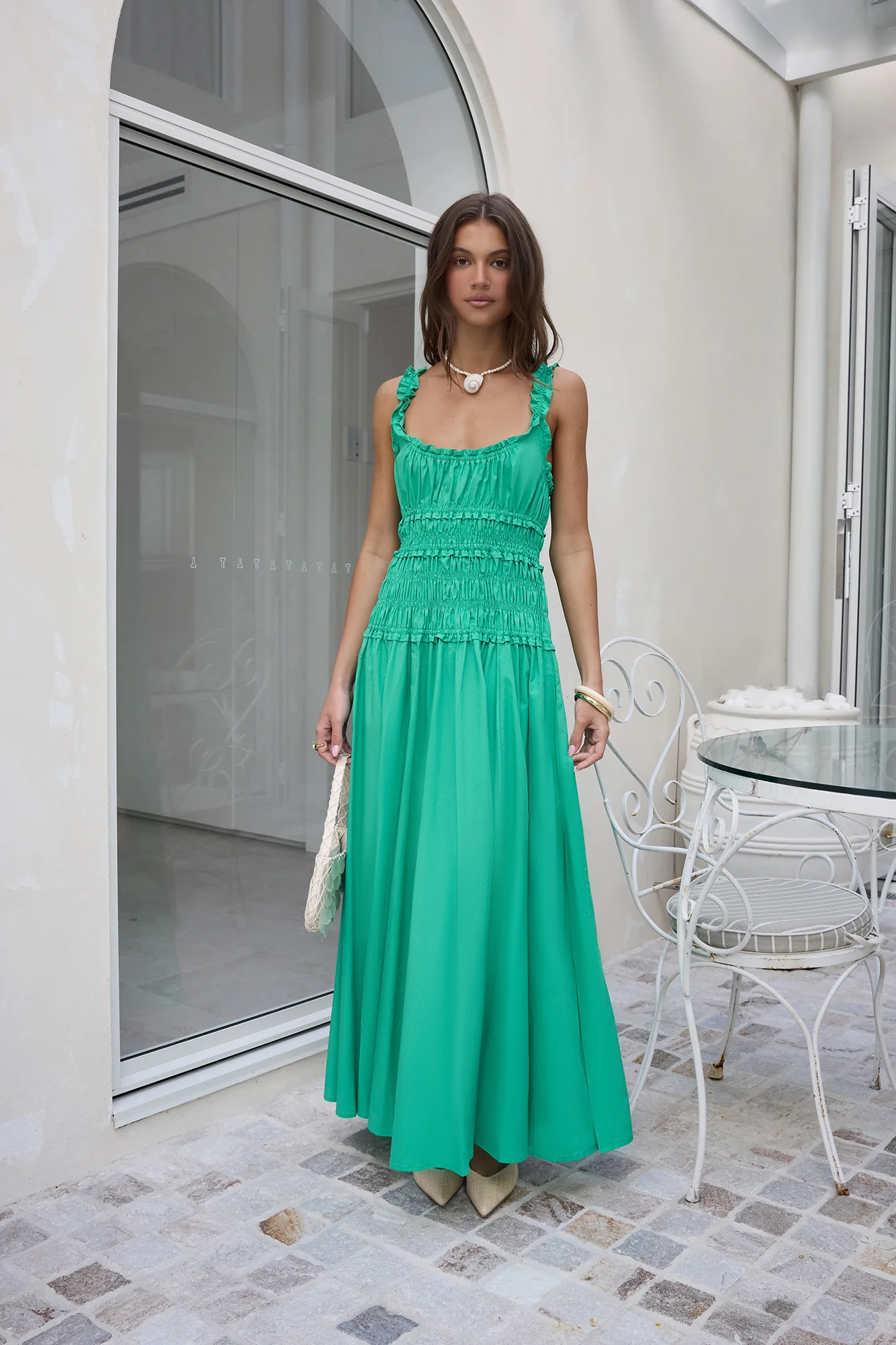 One Way Ticket Maxi Dress Green
