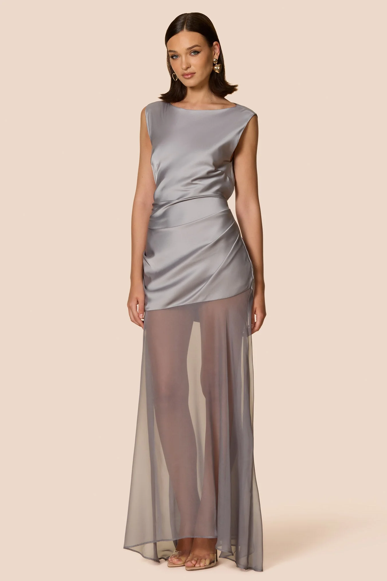 Demi Satin Maxi