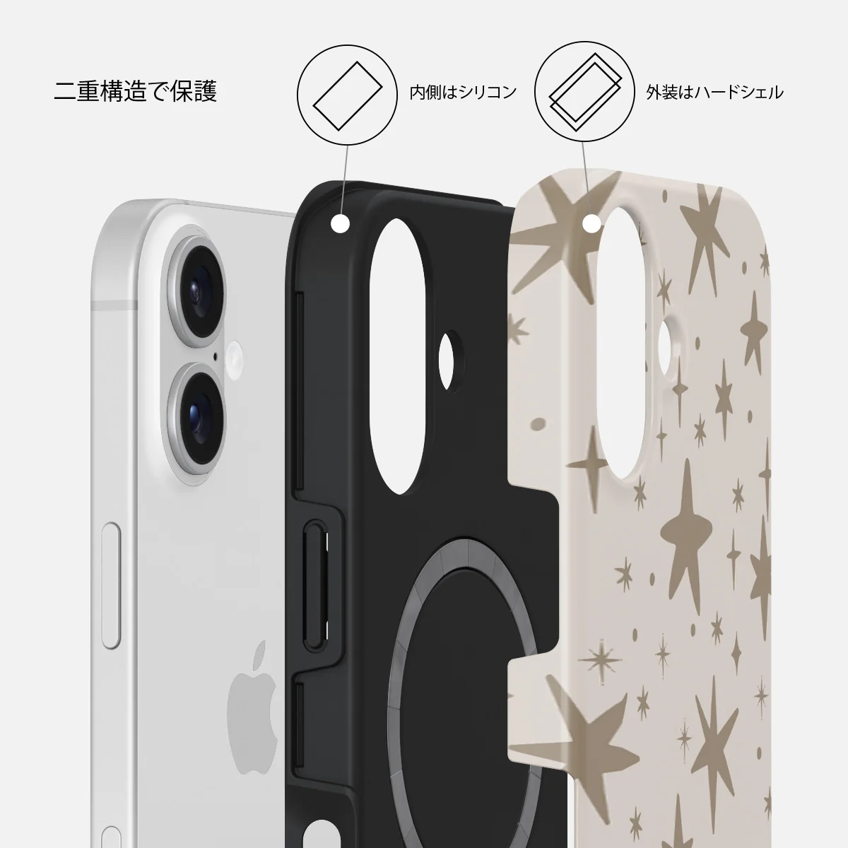 12 O'clock - iPhone 16 Plus ケース