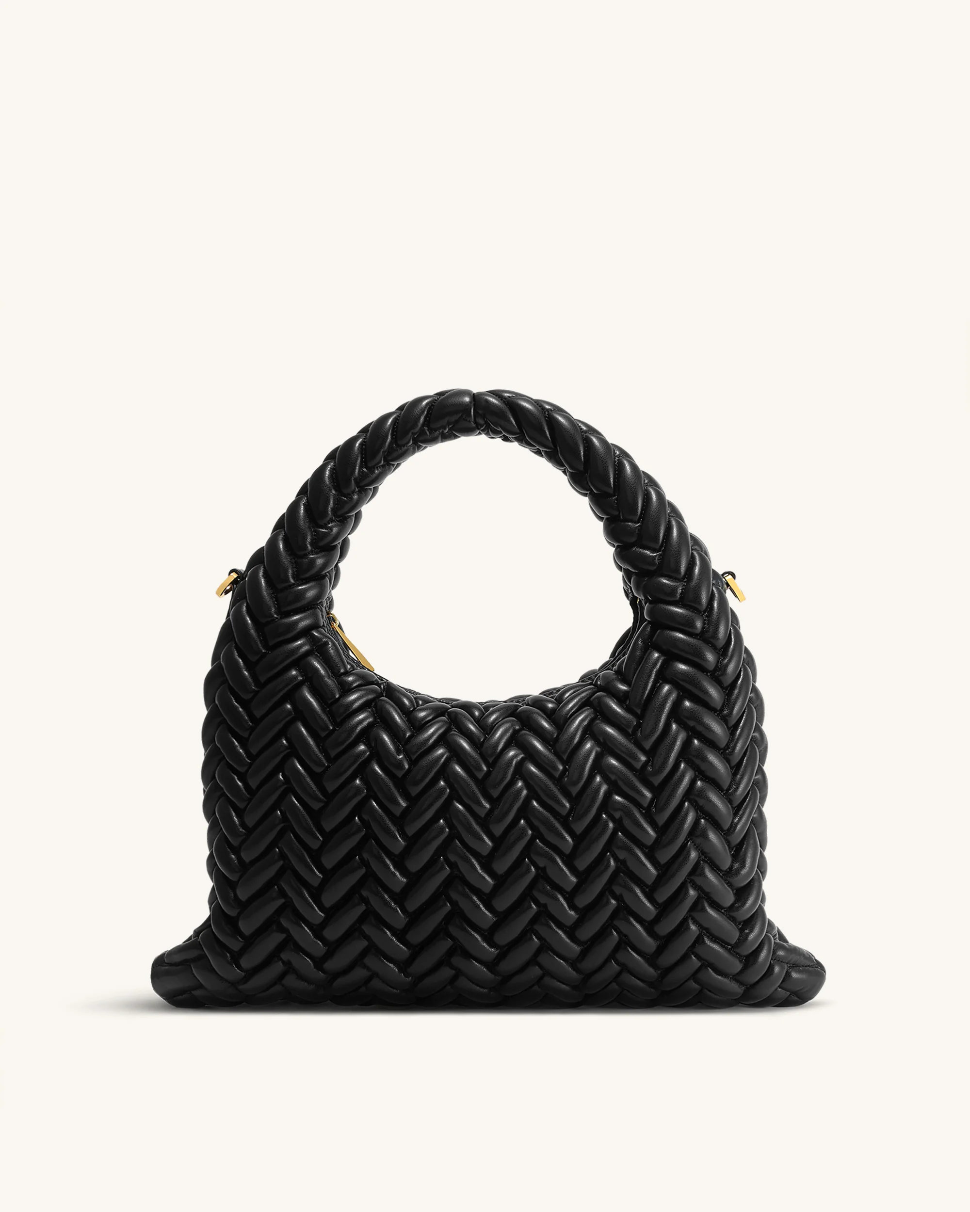 Cora Quilting Handle Bag - Black