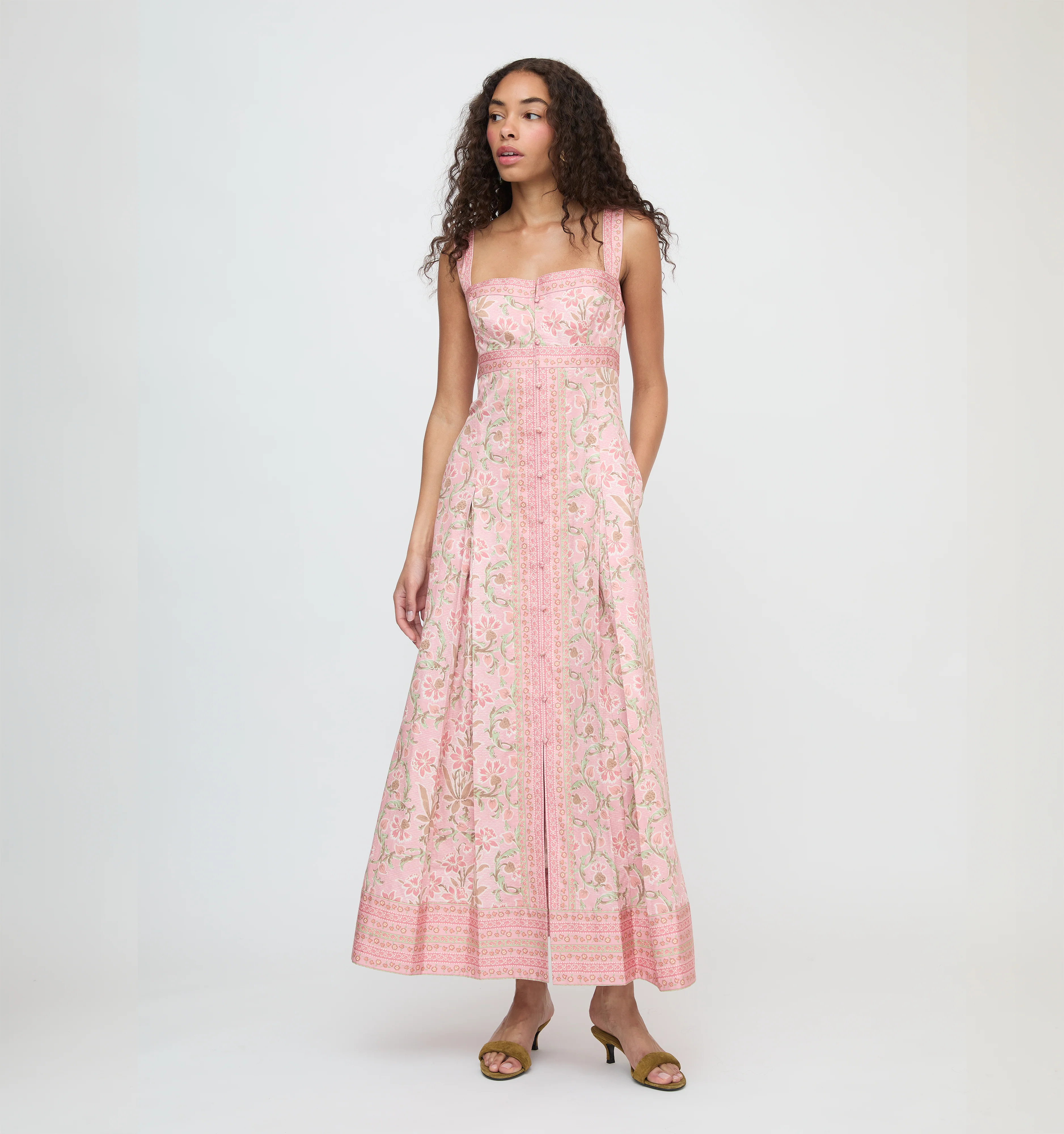 The Hope Dress - Daffodil Brocade