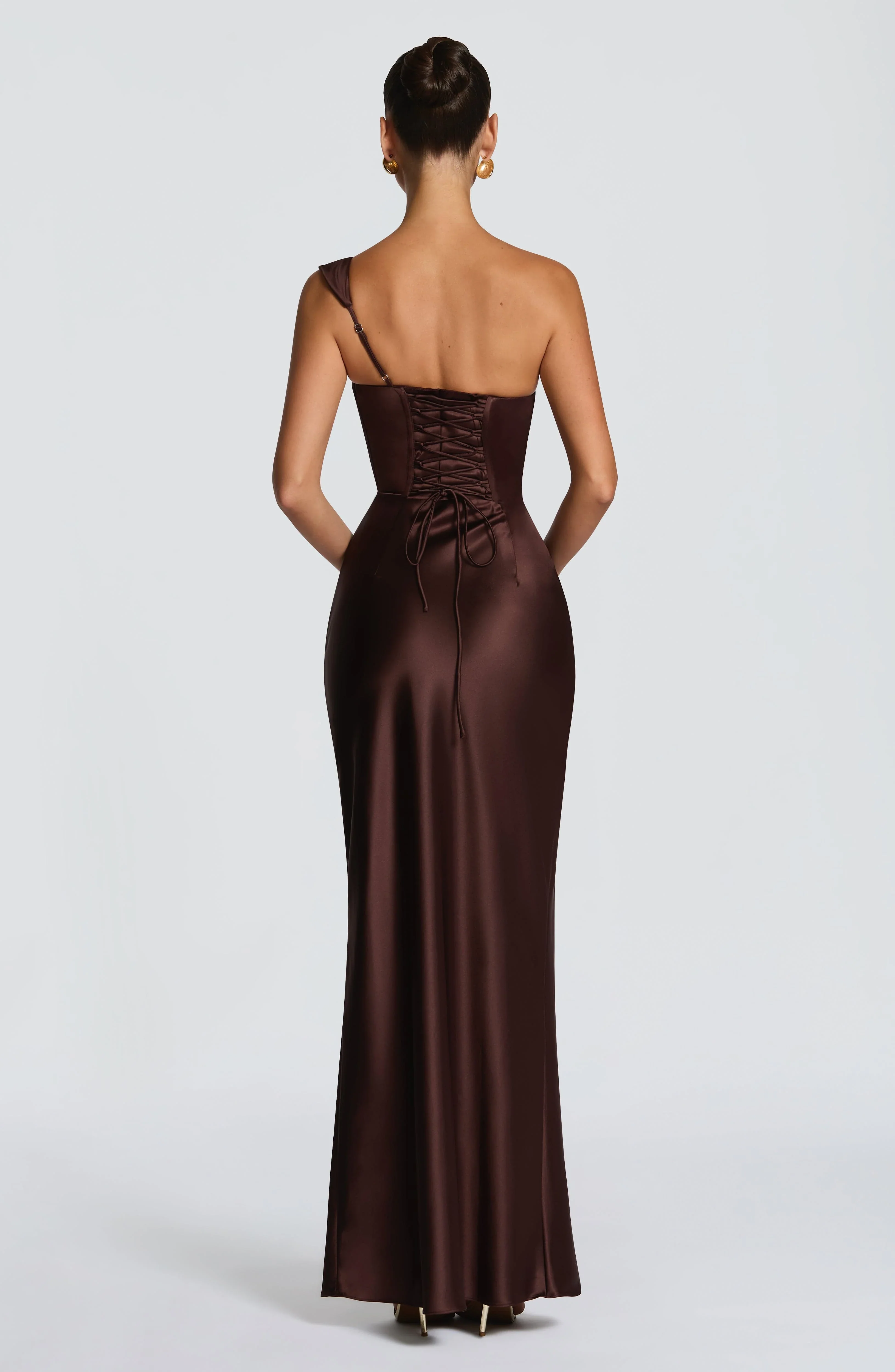 Thalassa Maxi Dress - Plum Brown