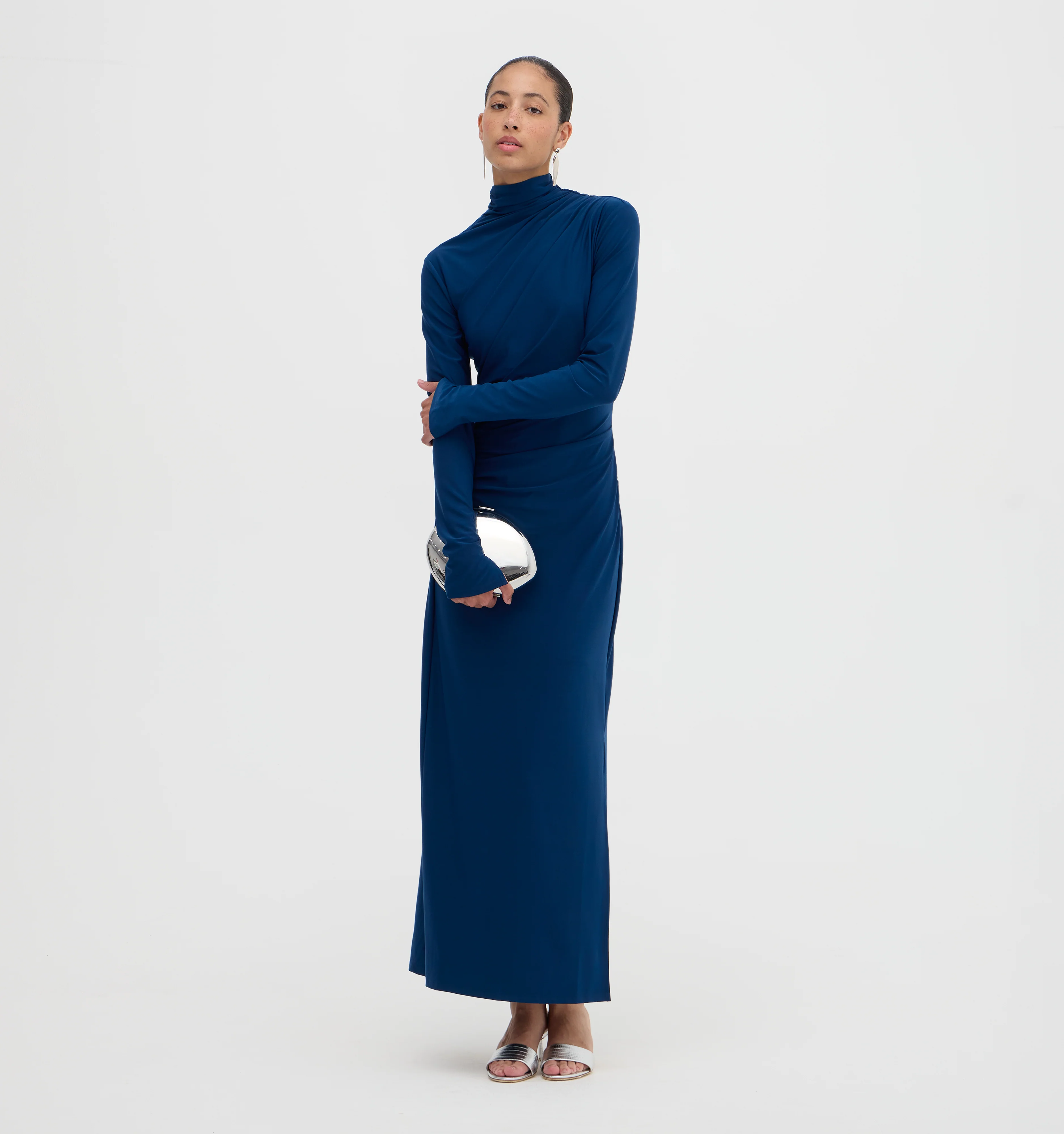 The Rizzo Dress - Peacock Blue