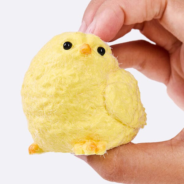 SqueezeSquad Taba Deluxe Premium Silicone Squishies® Fidget Toy - Fuzzy Chick