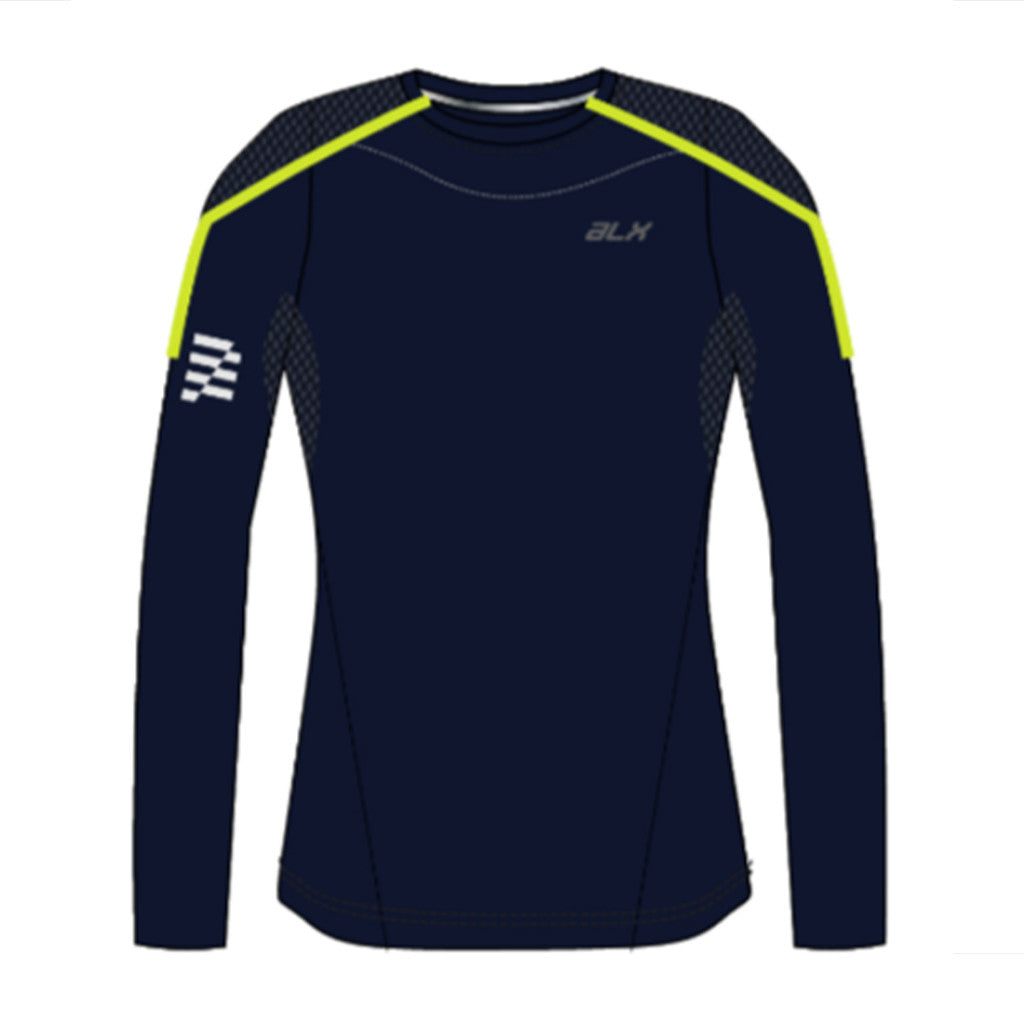 ALX Women's L/S Round Neck Shirt Navy JXWA44000420
