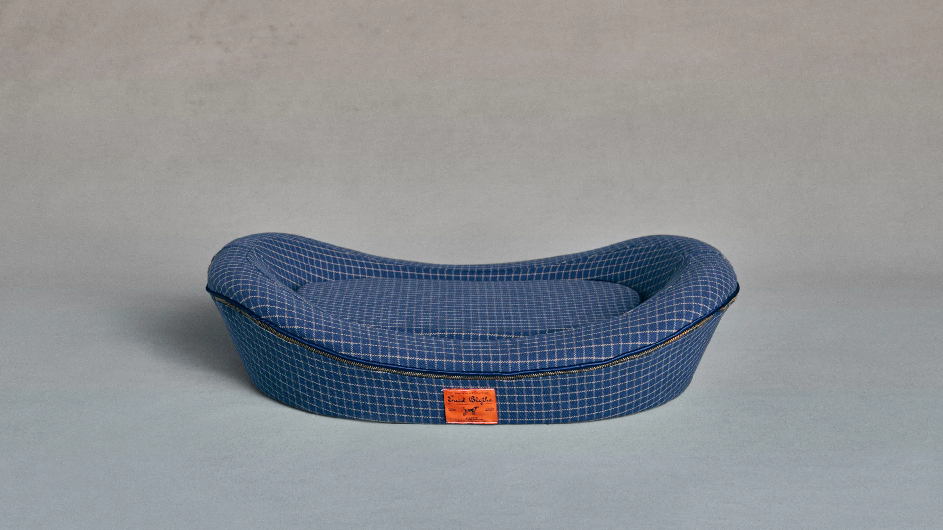 Timeless Dog Bed in Wren's Blueprint