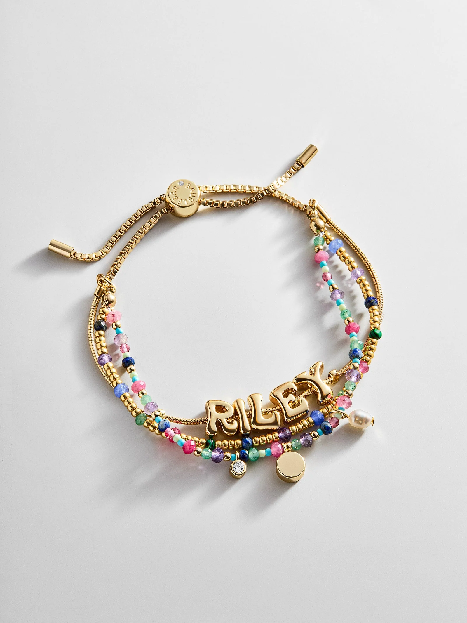 Rowan Semi-Precious Custom Layered Bracelet - Positano