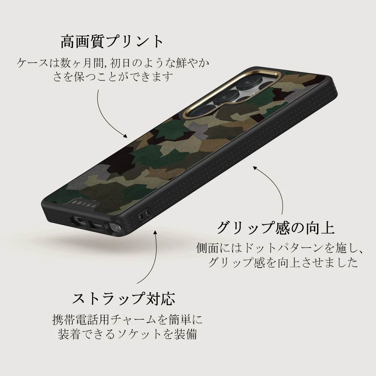 Tropical Green Camo - Samsung Galaxy S25 Ultra ケース
