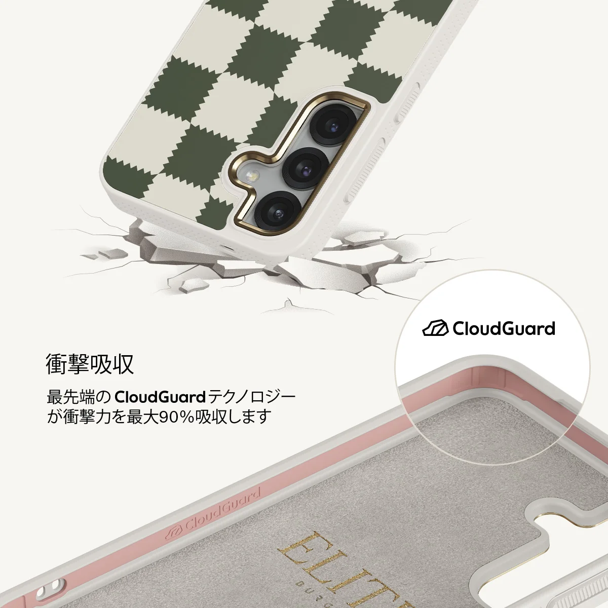 Retro Grid - Samsung Galaxy S25 Plus ケース