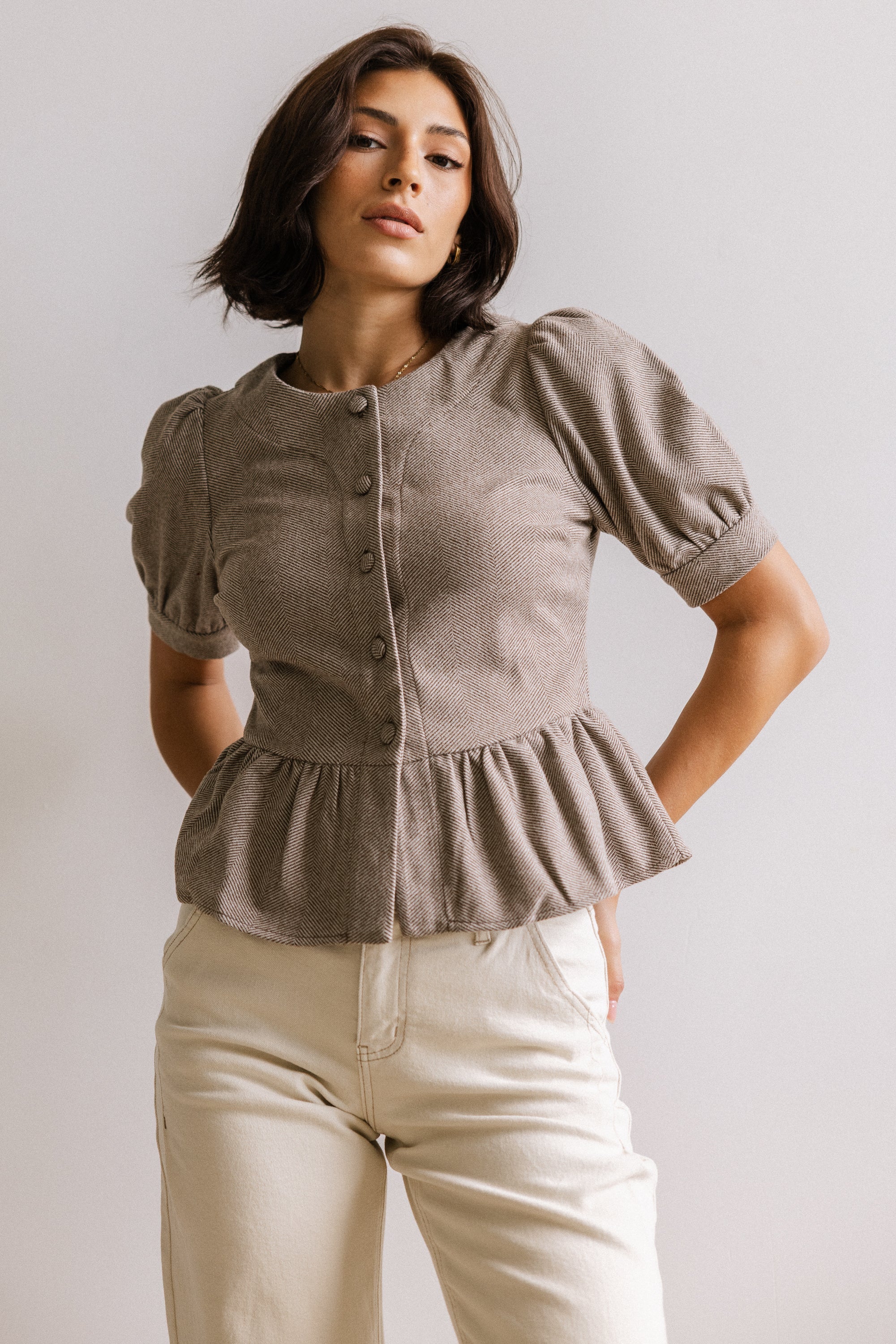 Tisha Peplum Blouse
