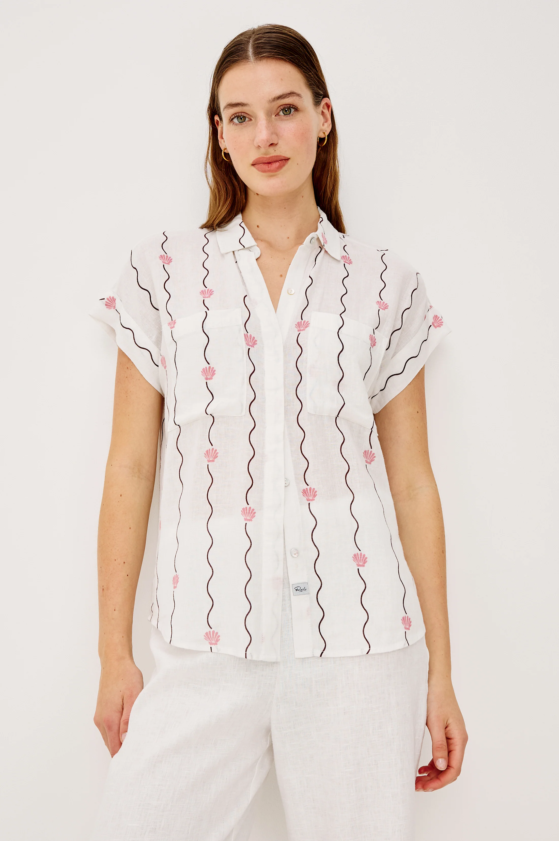 Cito Shirt - Striped Seashells
