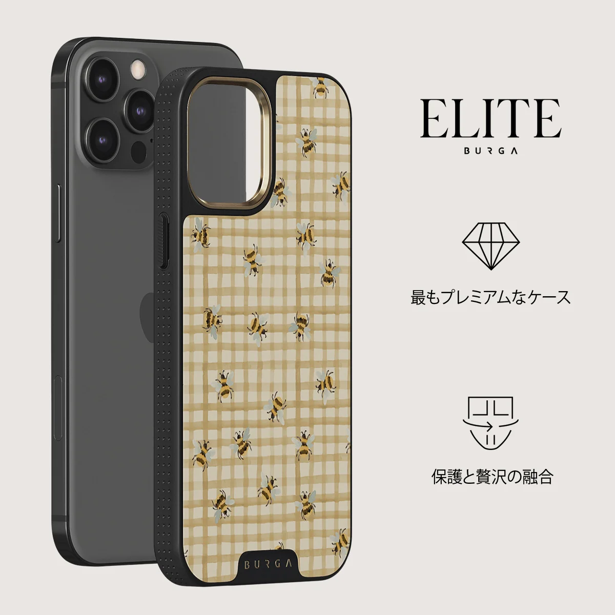 Honeycomb - iPhone 12 Pro ケース