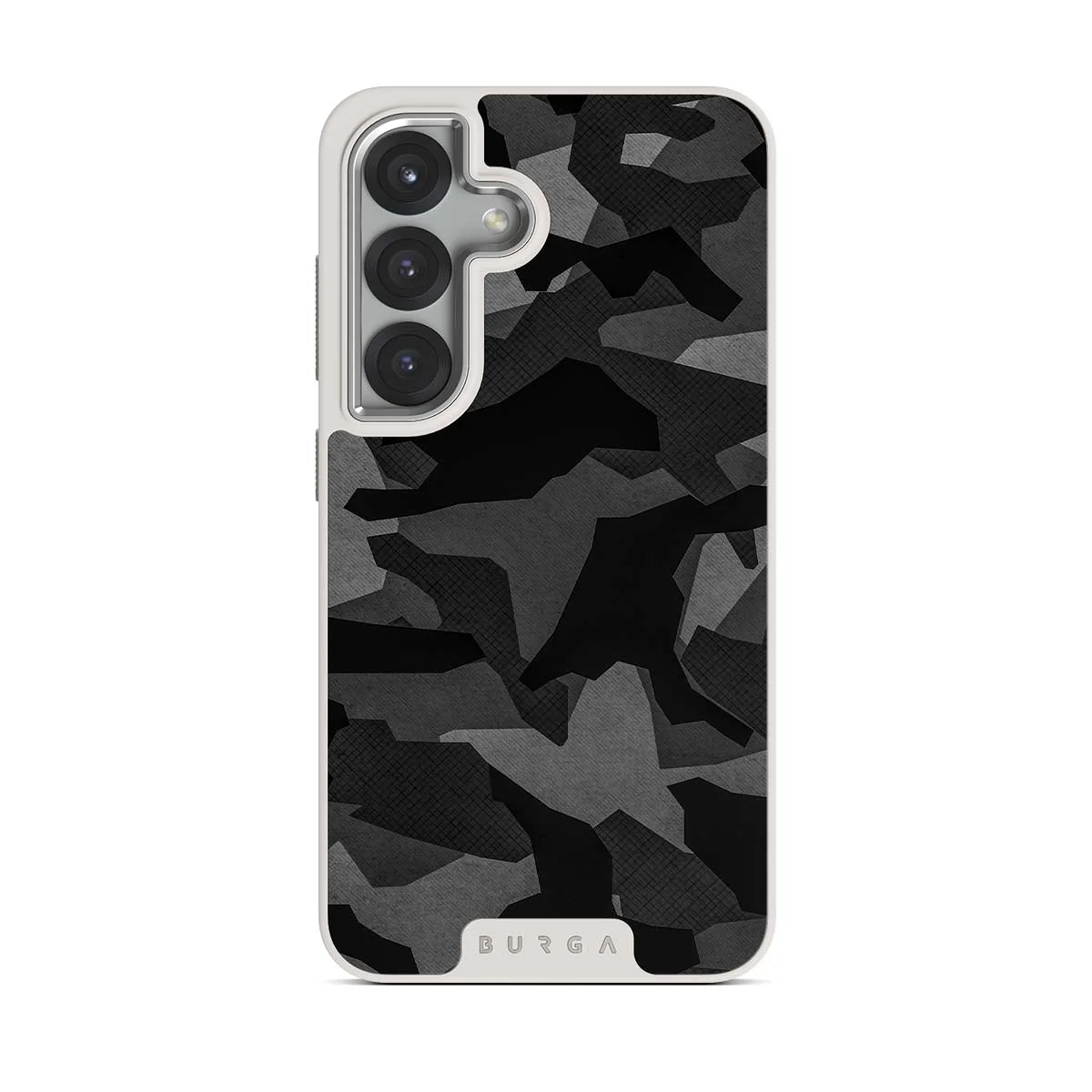 Night Black Camouflage - Samsung Galaxy S25 Plus ケース