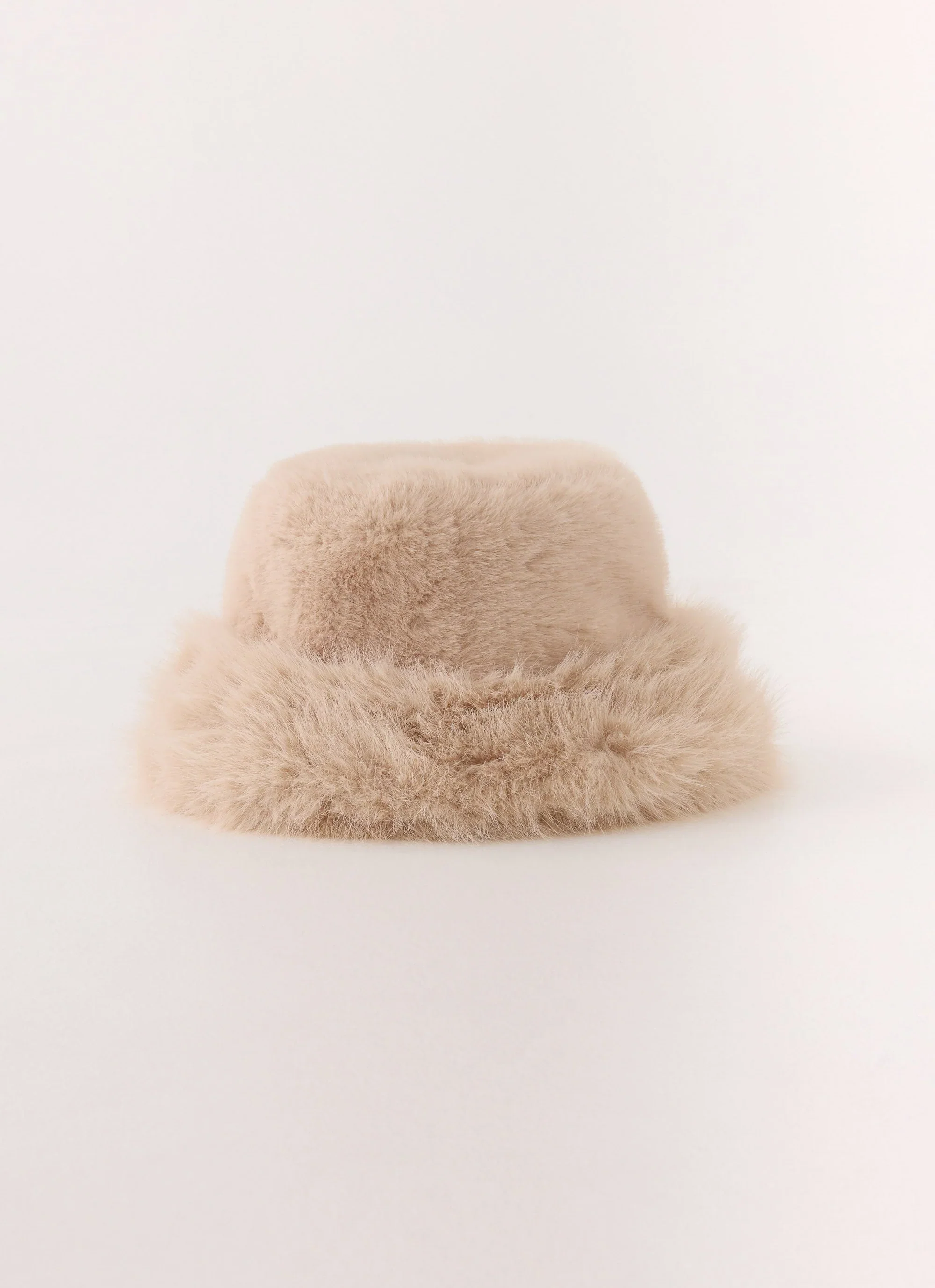December Bliss Faux Fur Hat - Cream