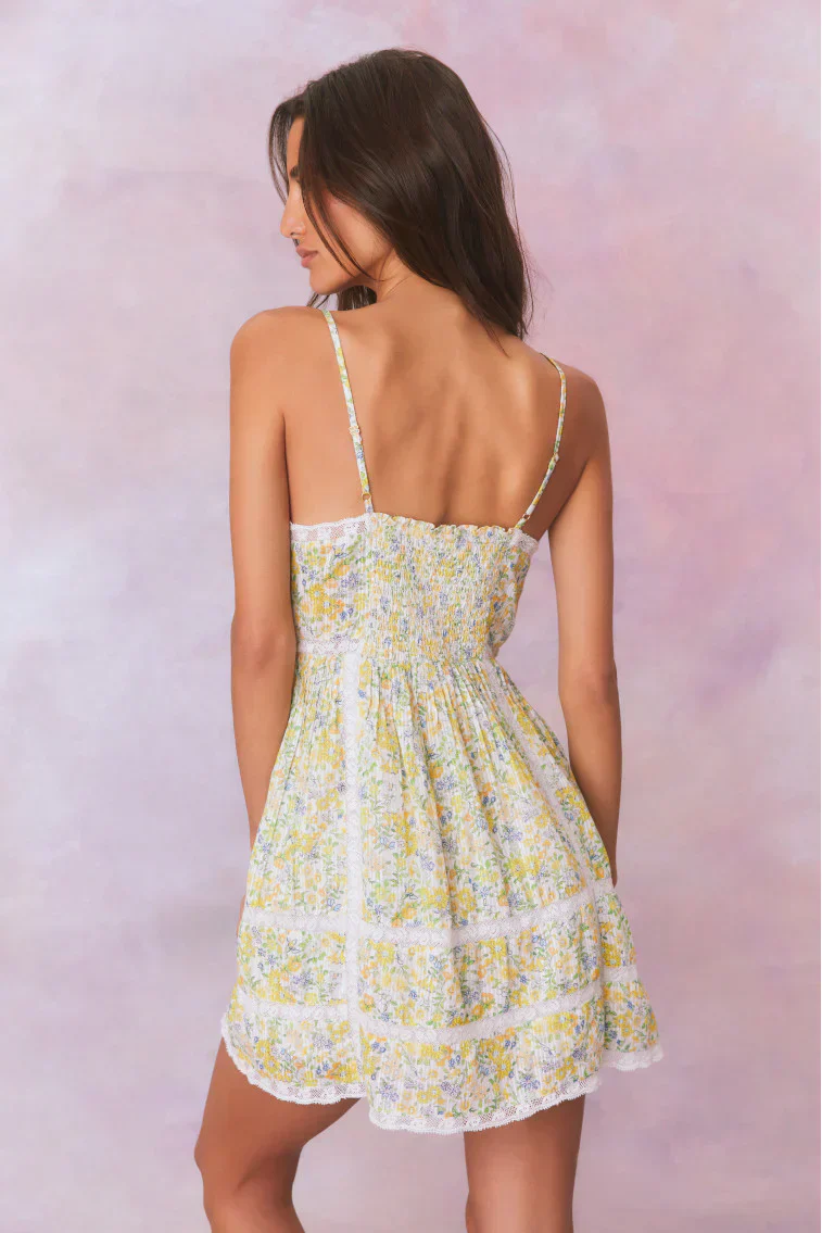 Docila Cotton Mini Dress - luluinthesky