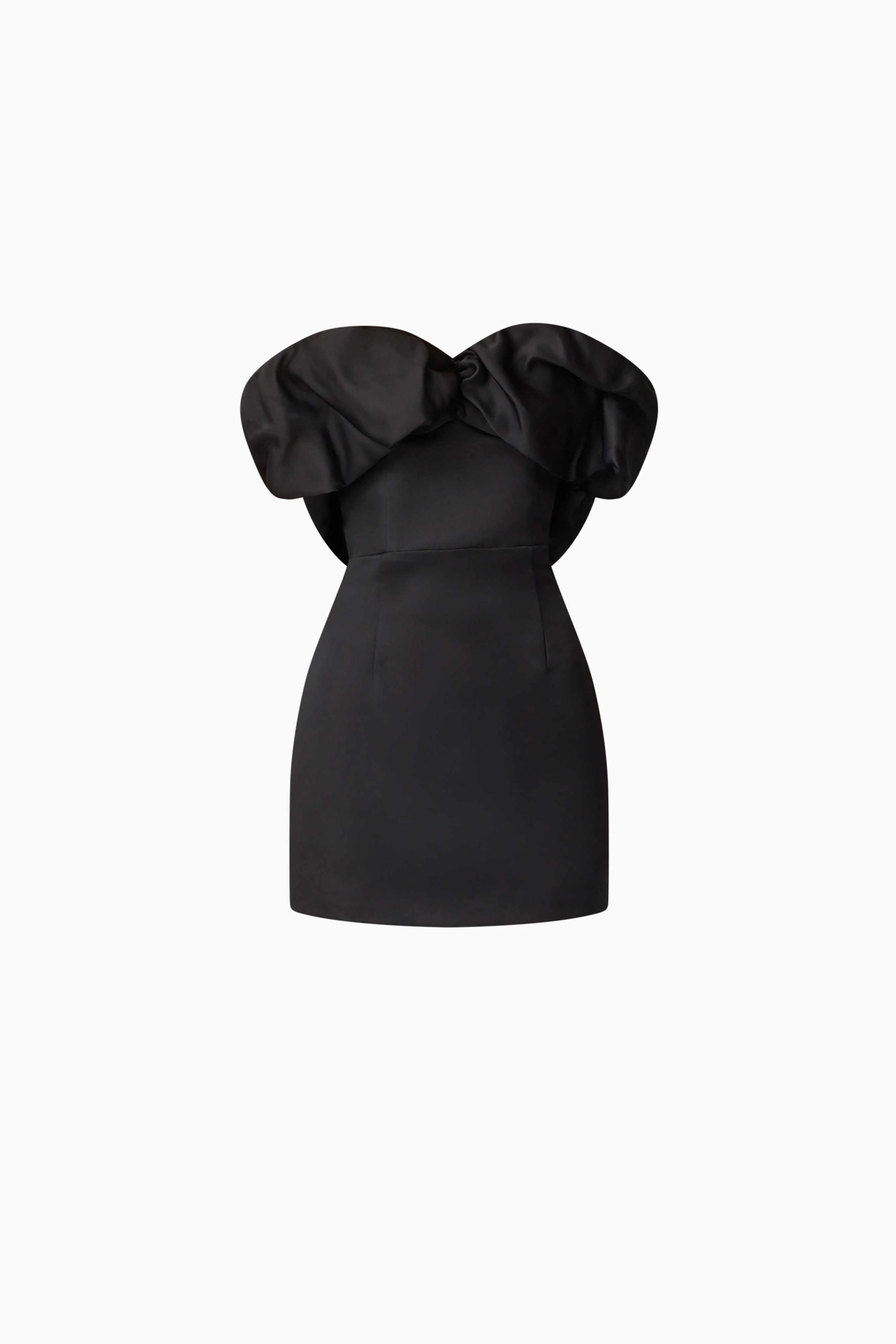 Sharon Strapless Mini Dress in Black