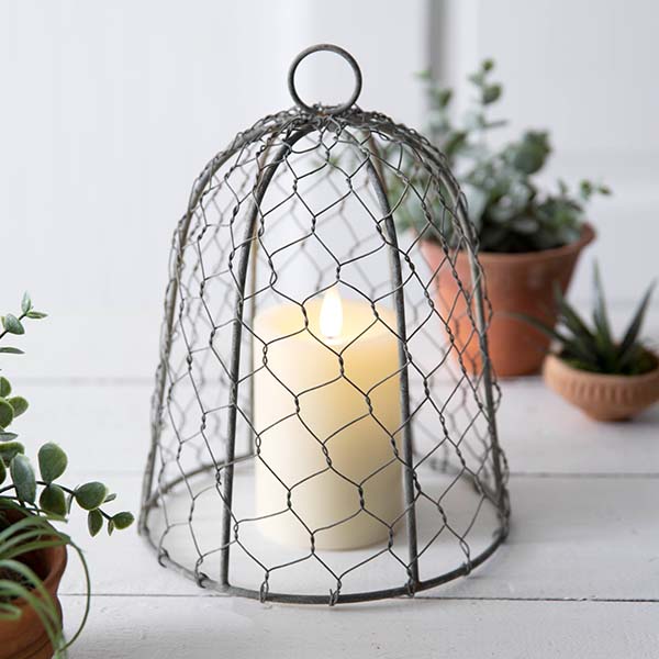 Chicken Wire 10 Inch Cloche