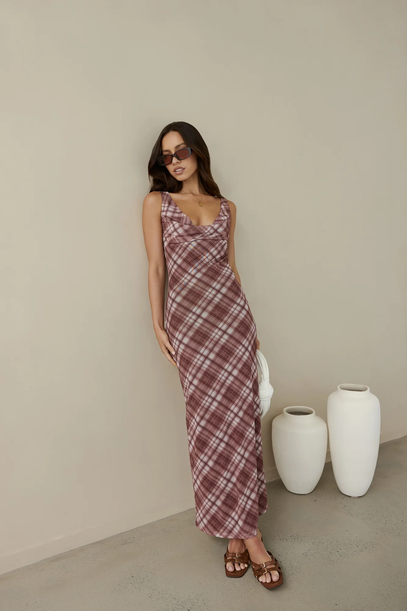 Love And Dreams Maxi Dress Brown