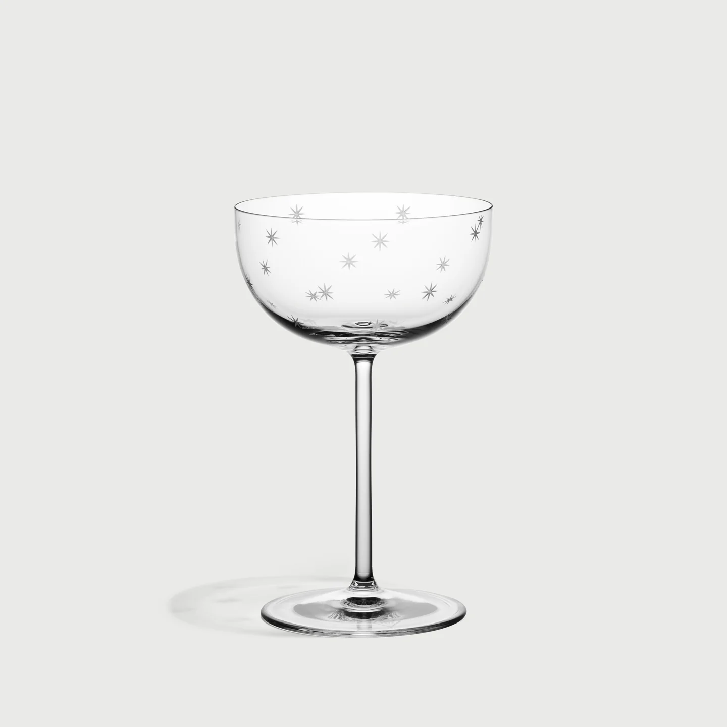 Richard Brendon Star Cut Coupe Glass / Set of 2 **