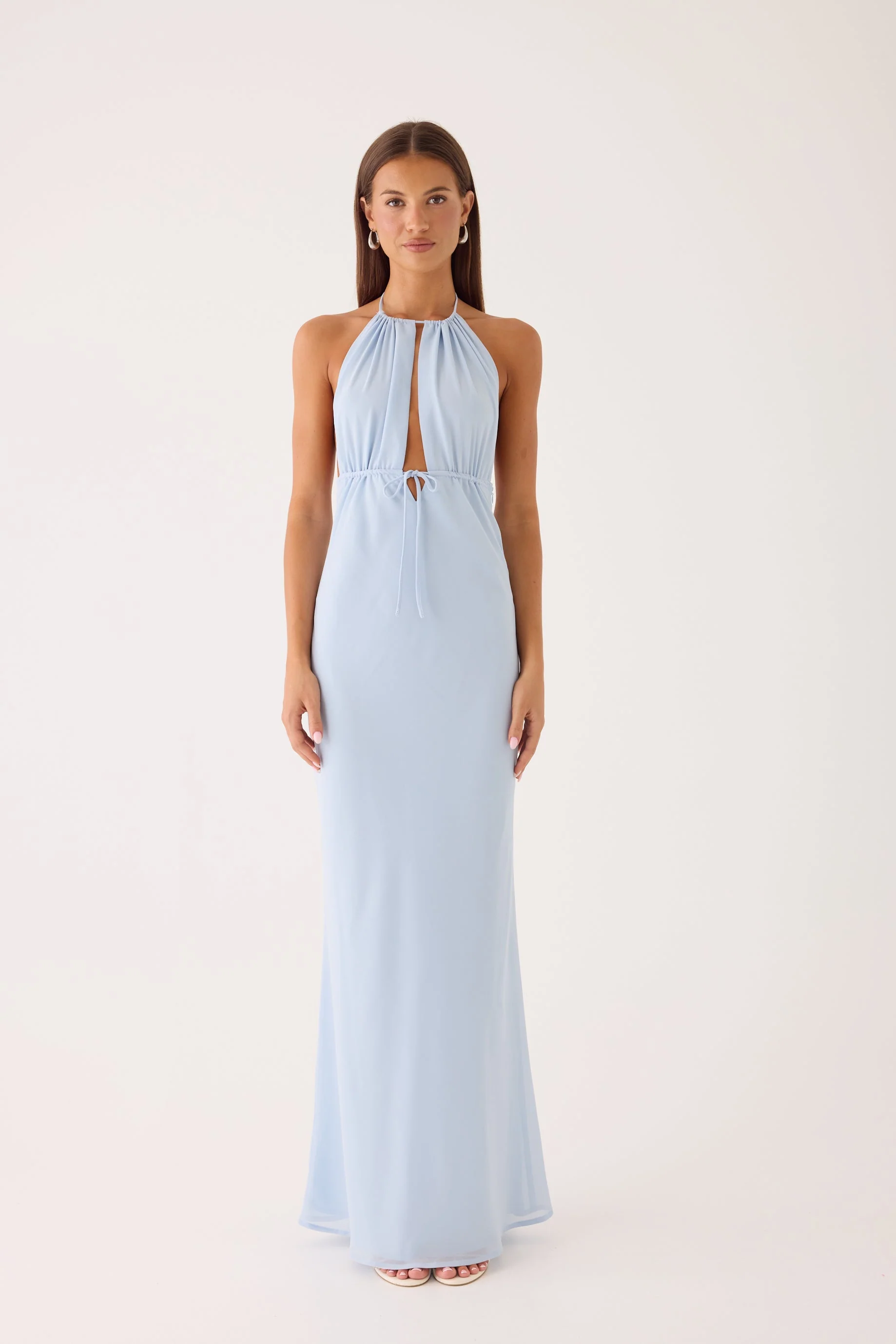 Mariana Maxi Dress - Soft Blue - luluinthesky