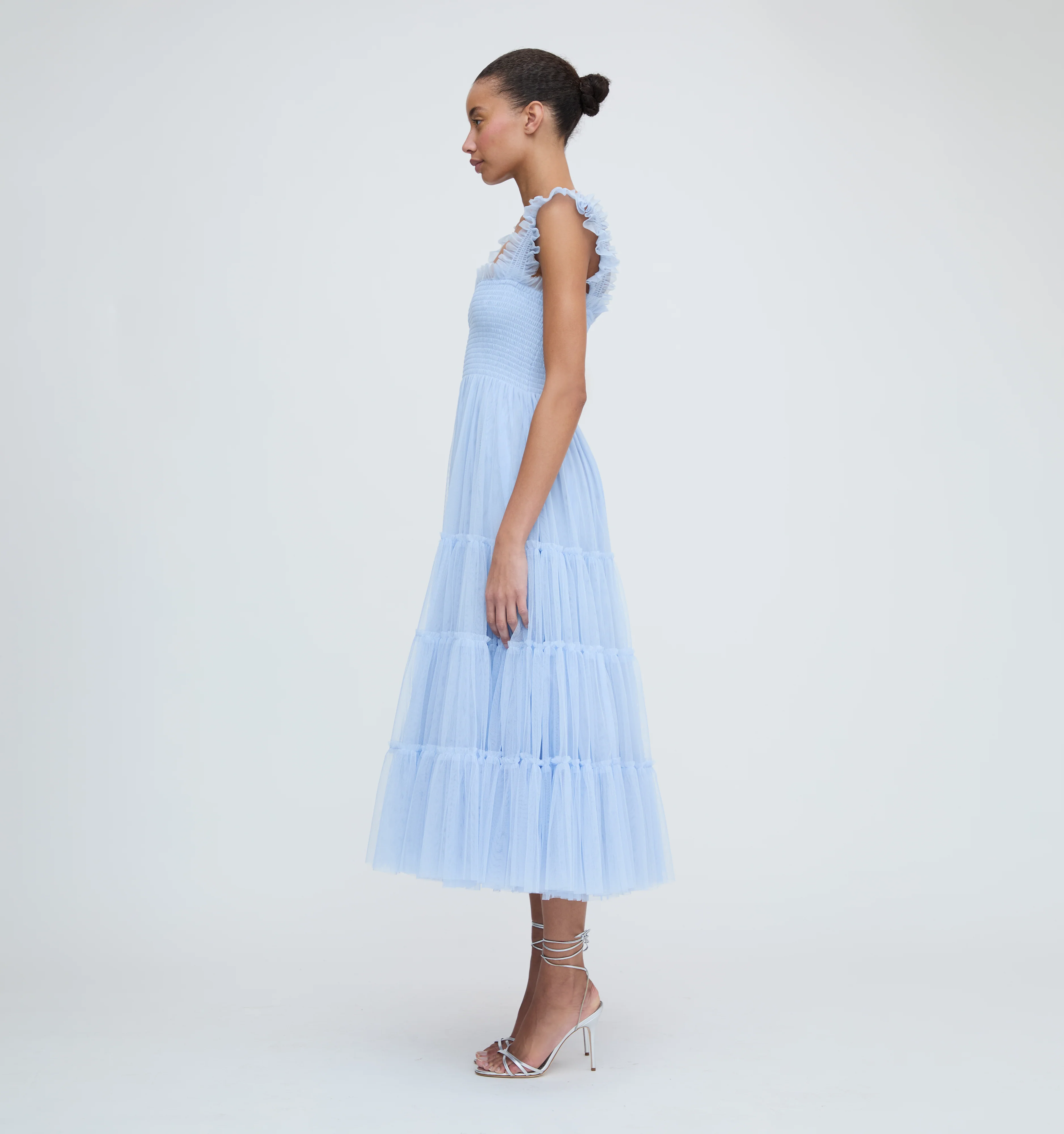 The Tulle Ellie Nap Dress - Powder Blue Tulle