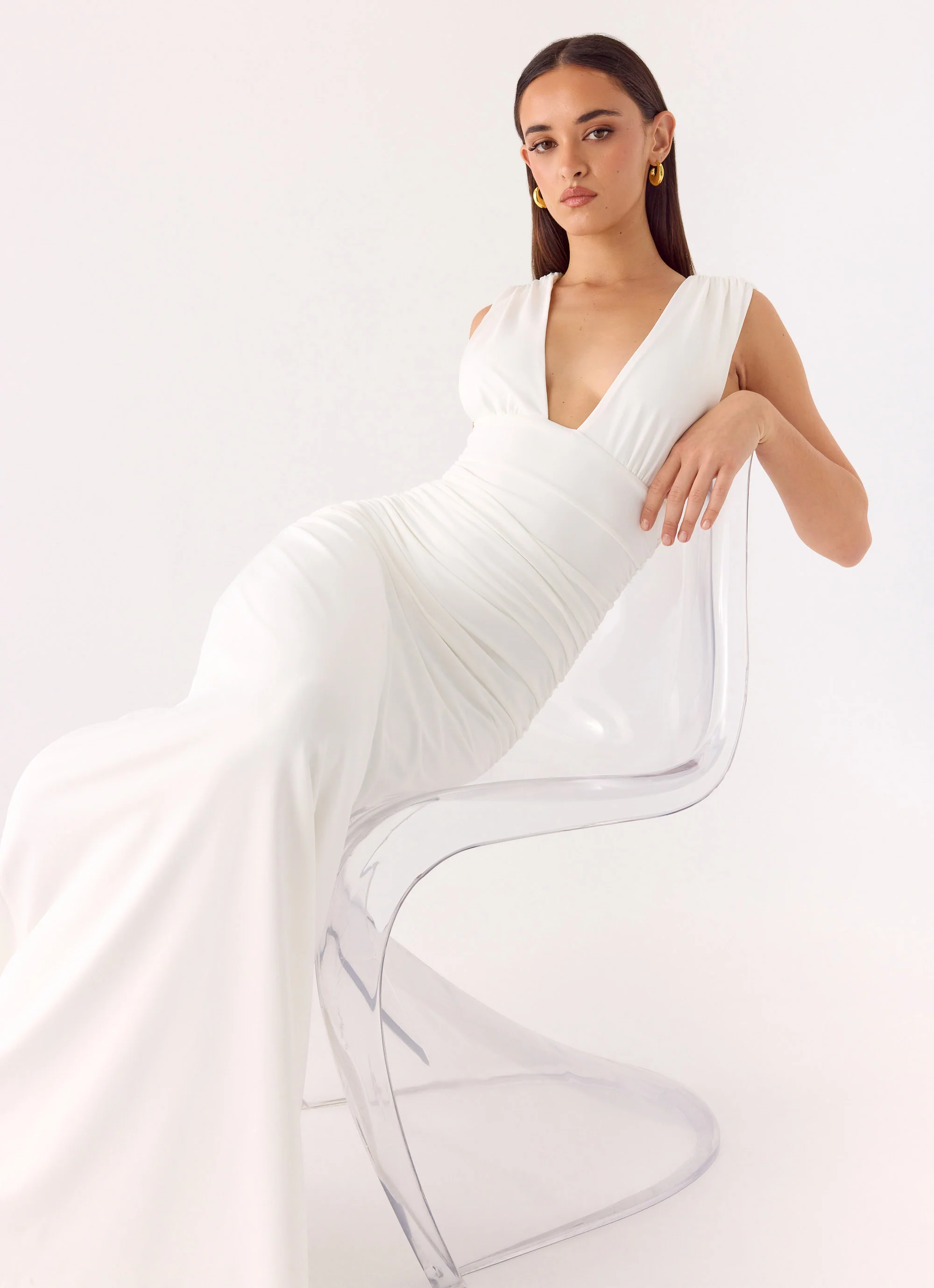 Options Maxi Dress - White
