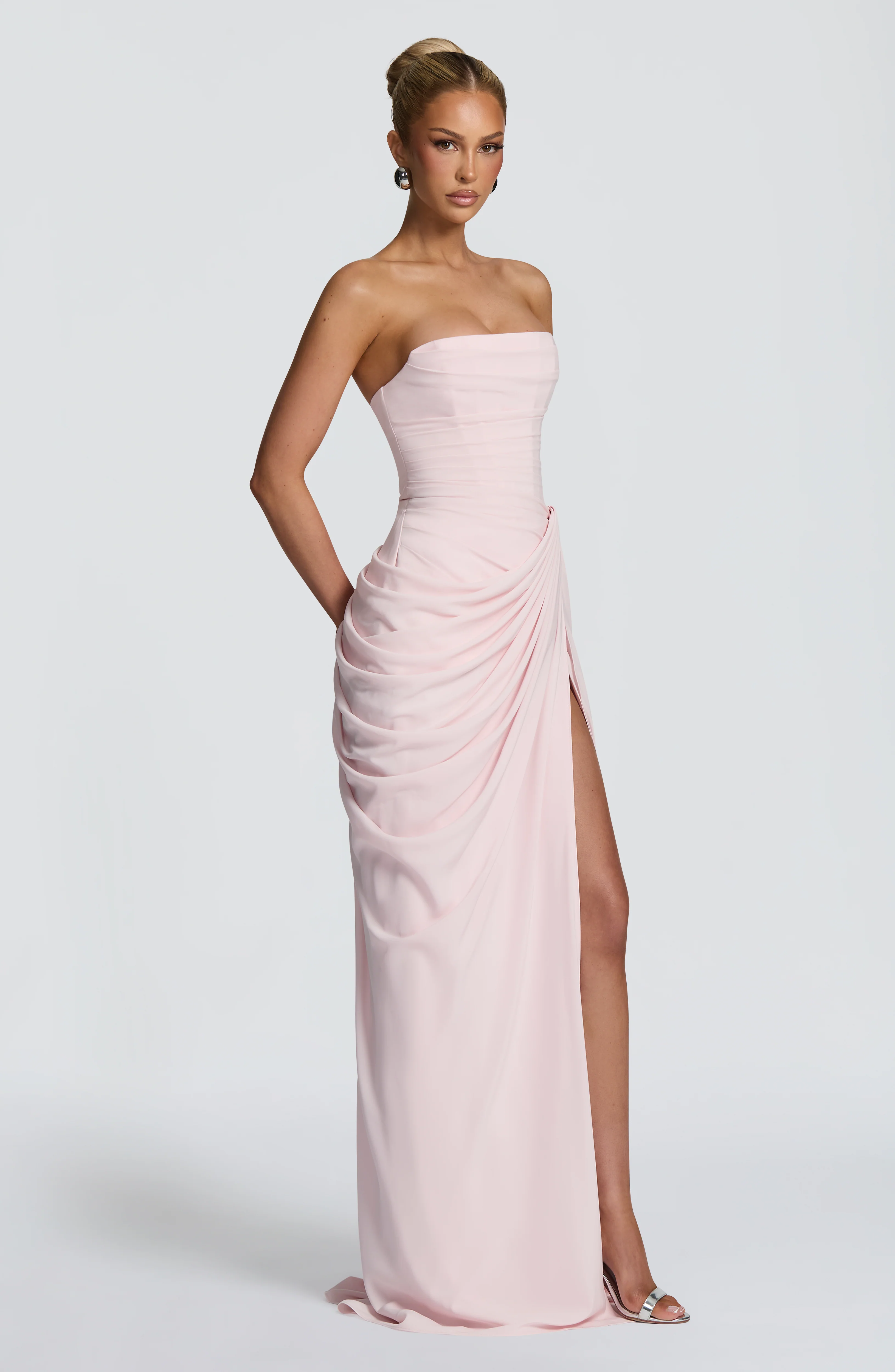 Cyra Maxi Dress - Blush