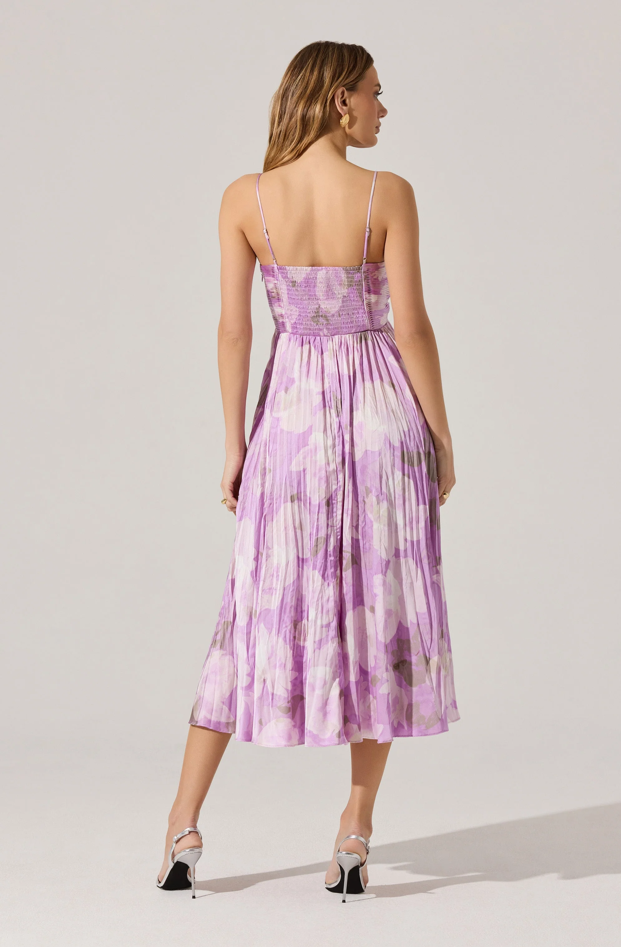 Maeve Pleated Midi Dress