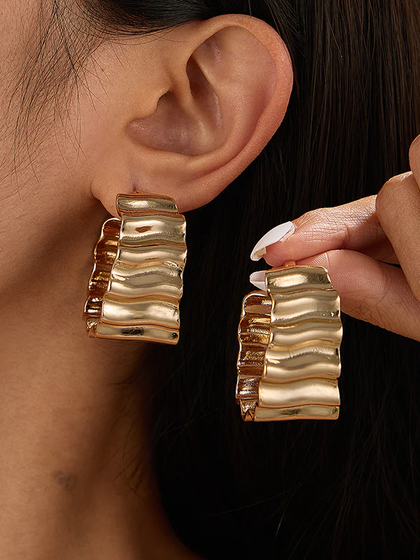 Geometric Drop Earrings
