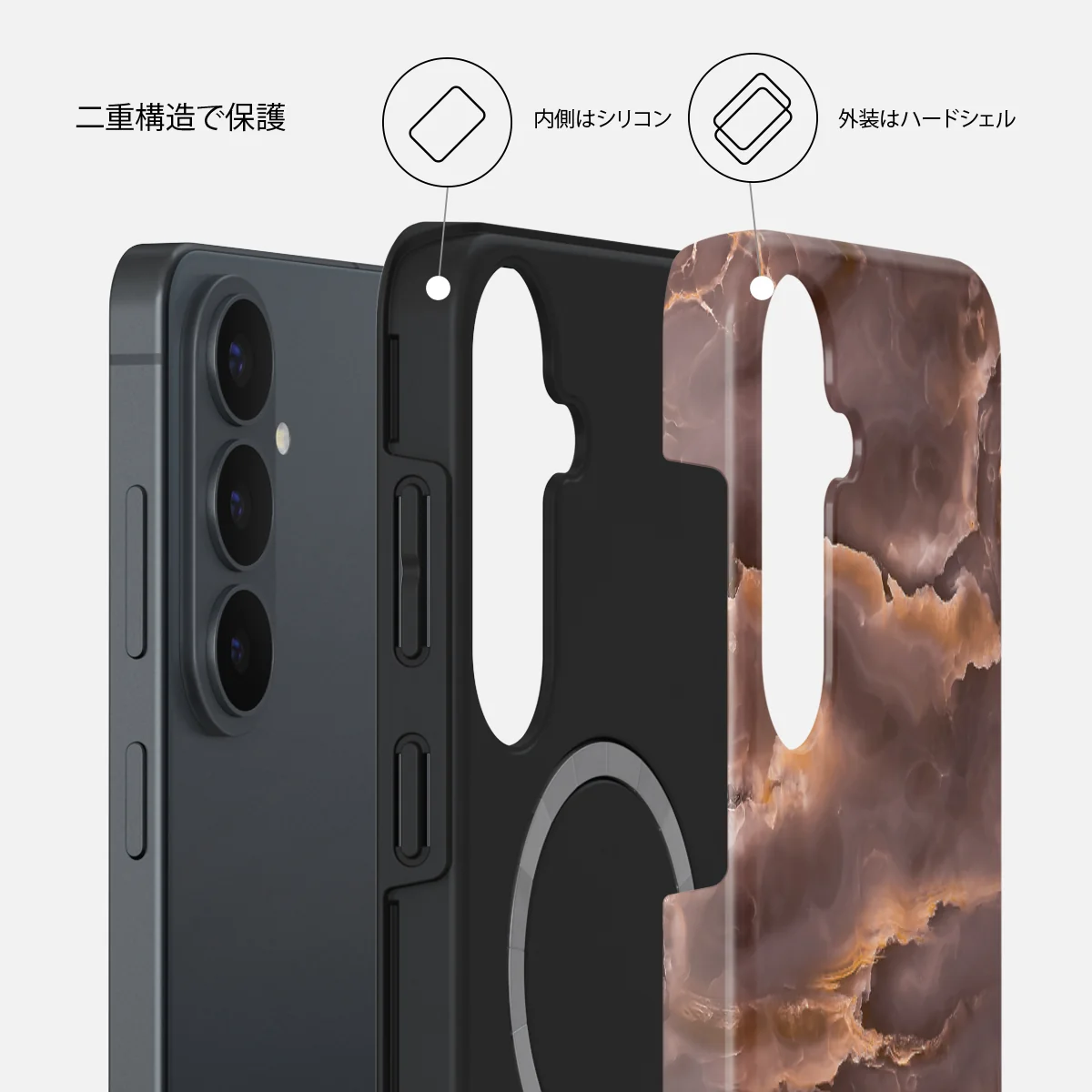 Fire Wood - Samsung Galaxy S26 FE ケース