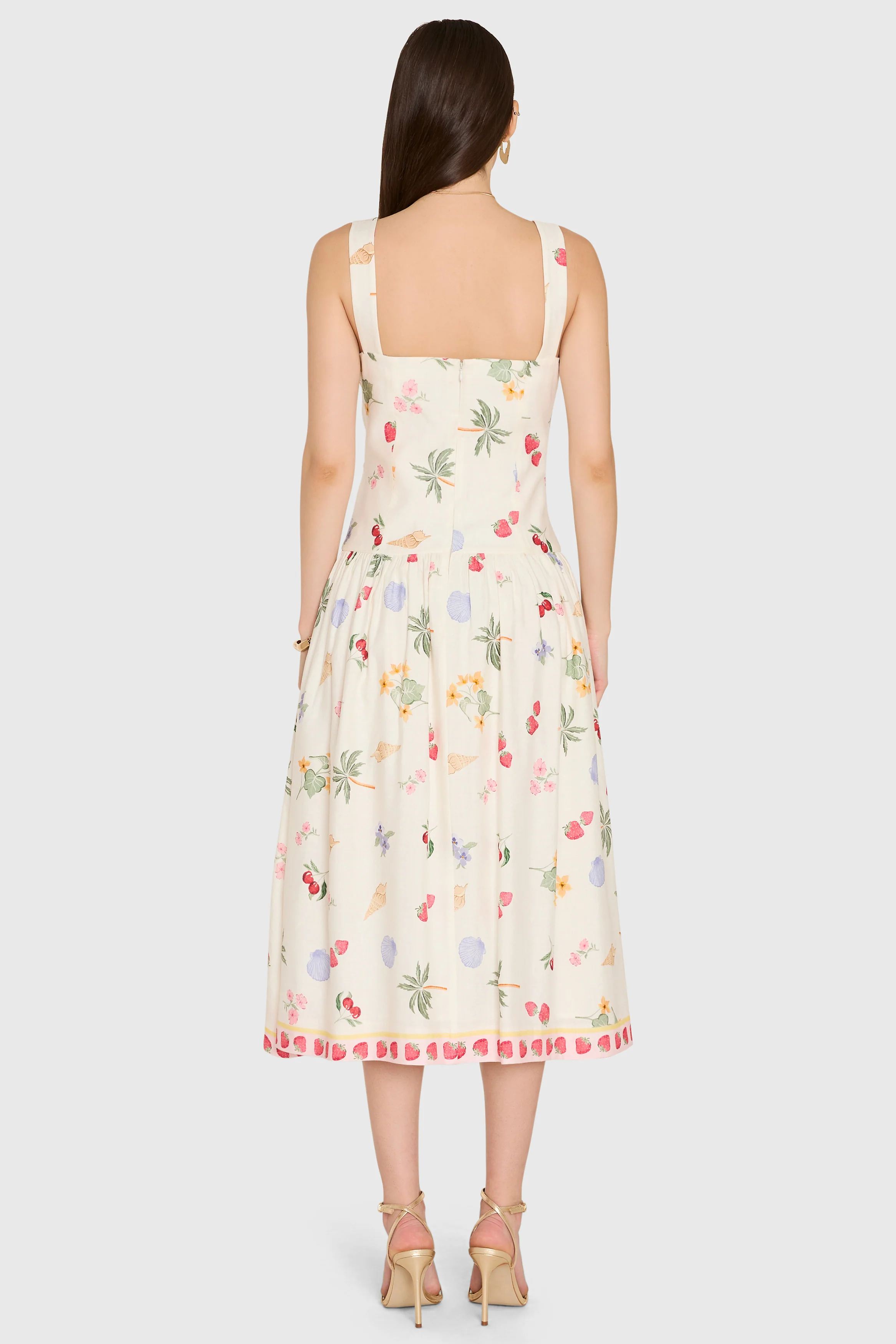 Soho Midi Dress in Boardwalk - luluinthesky