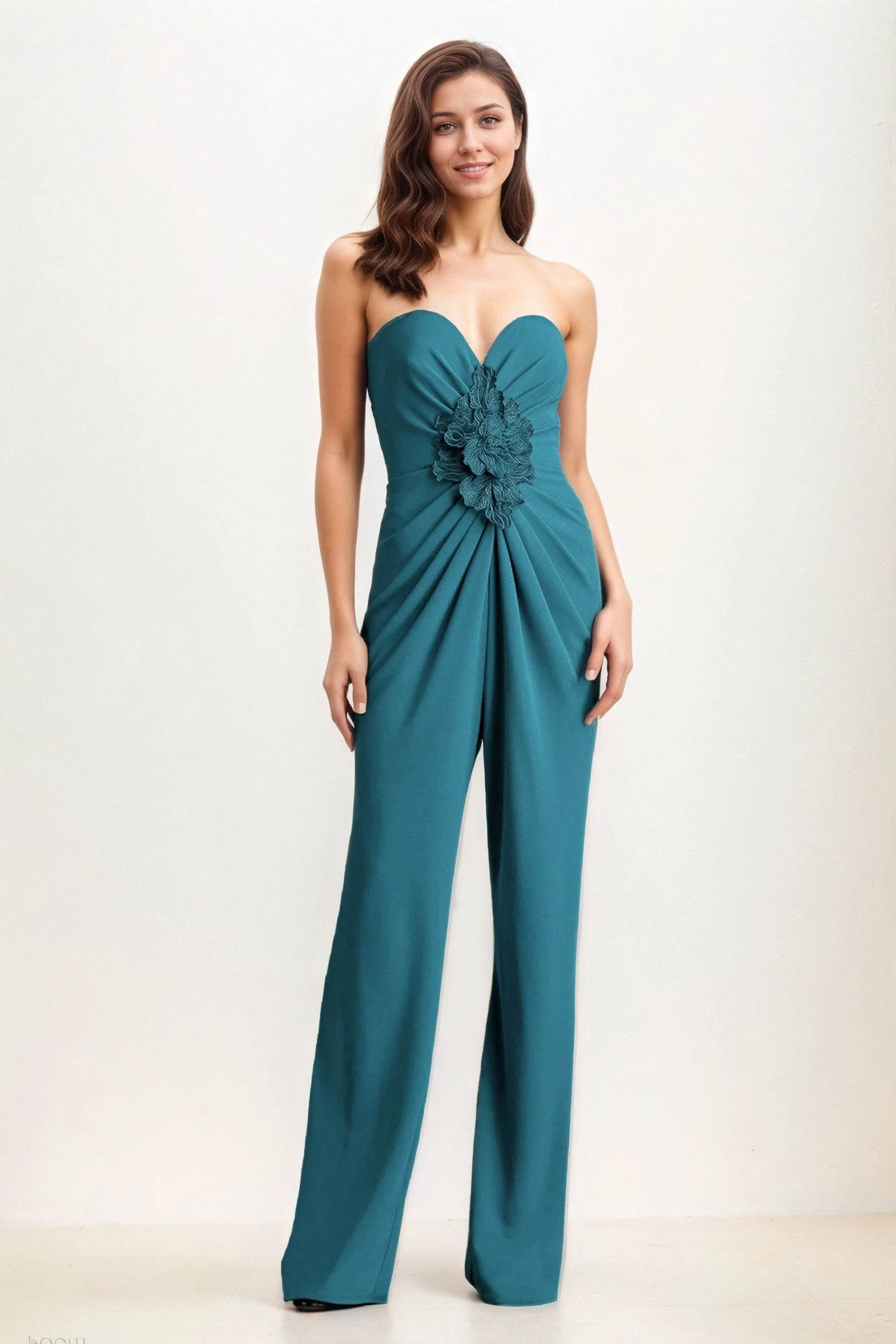 Jumpsuit Maxi Elastic Cloth Wedding Guest Dress CG0278
