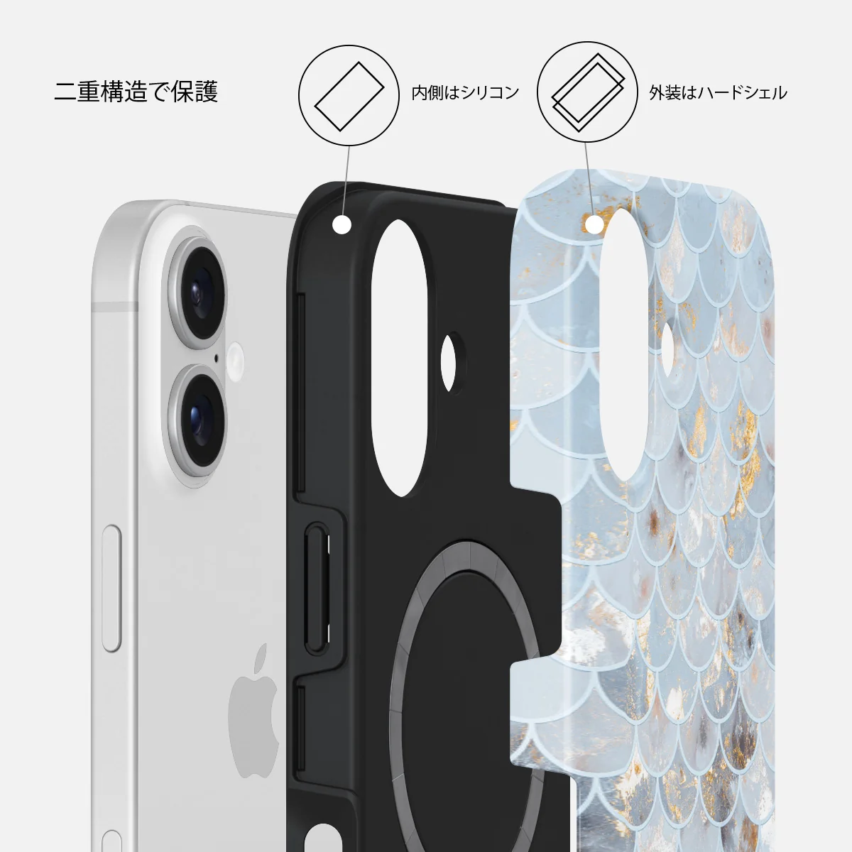 Mermaid Skin - iPhone 16 ケース