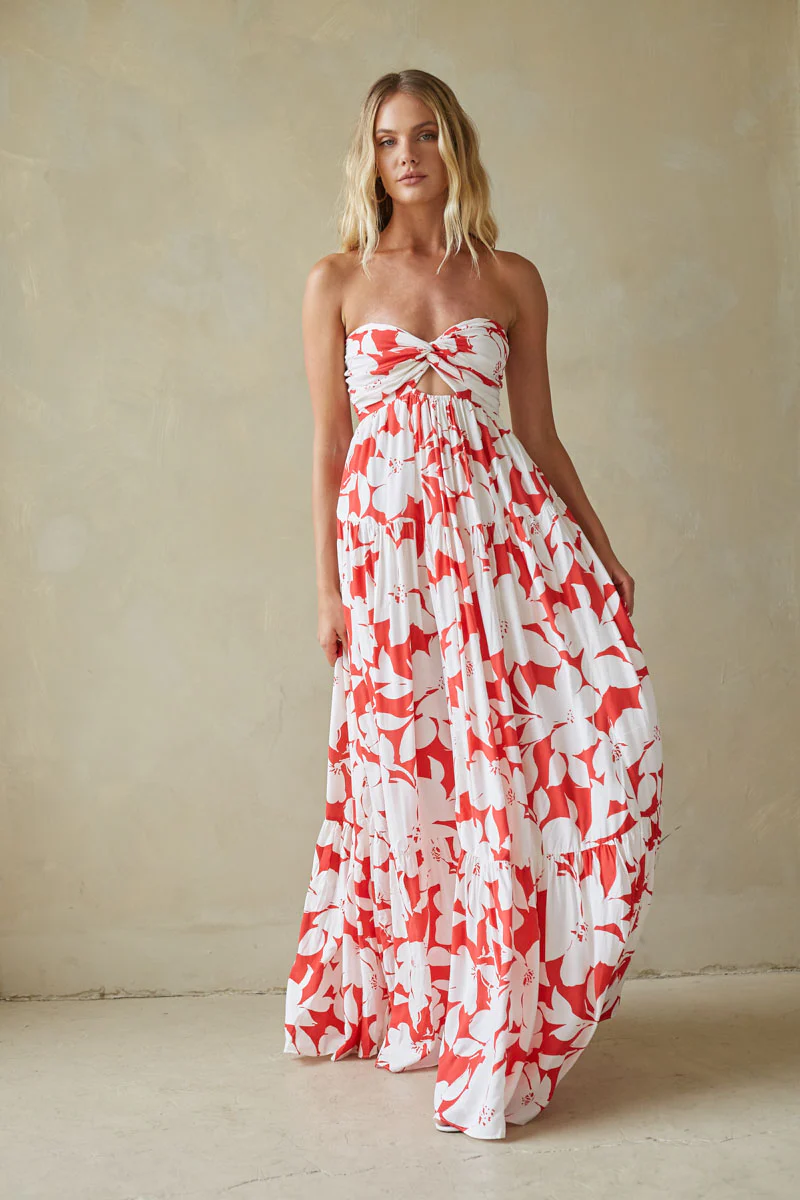 Lilo Strapless Maxi Dress - luluinthesky