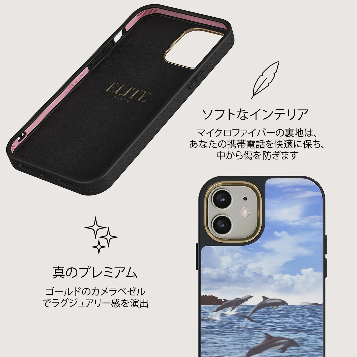 Retro Splash - iPhone 12 ケース