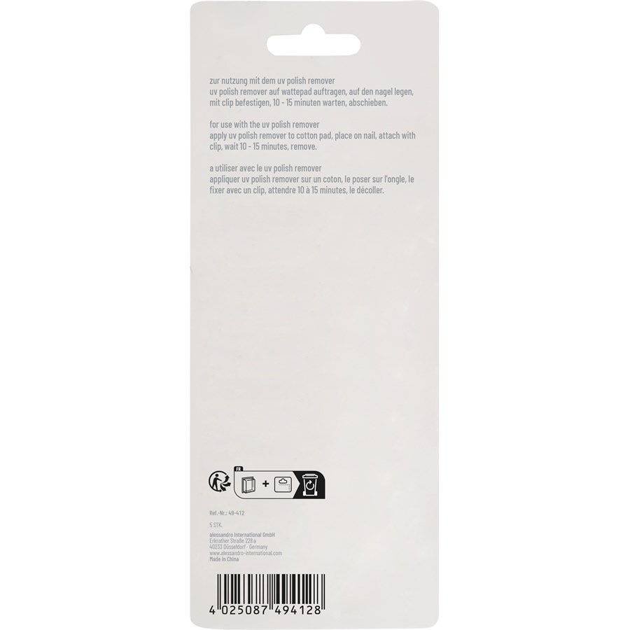 Alessandro Striplac UV Colour UV Polish Remover Clips