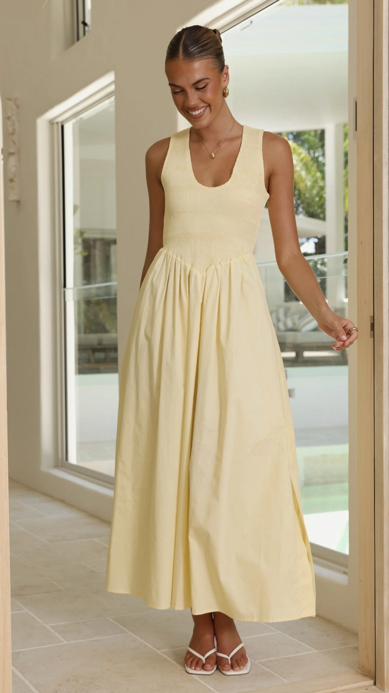 Amira Maxi Dress - Yellow