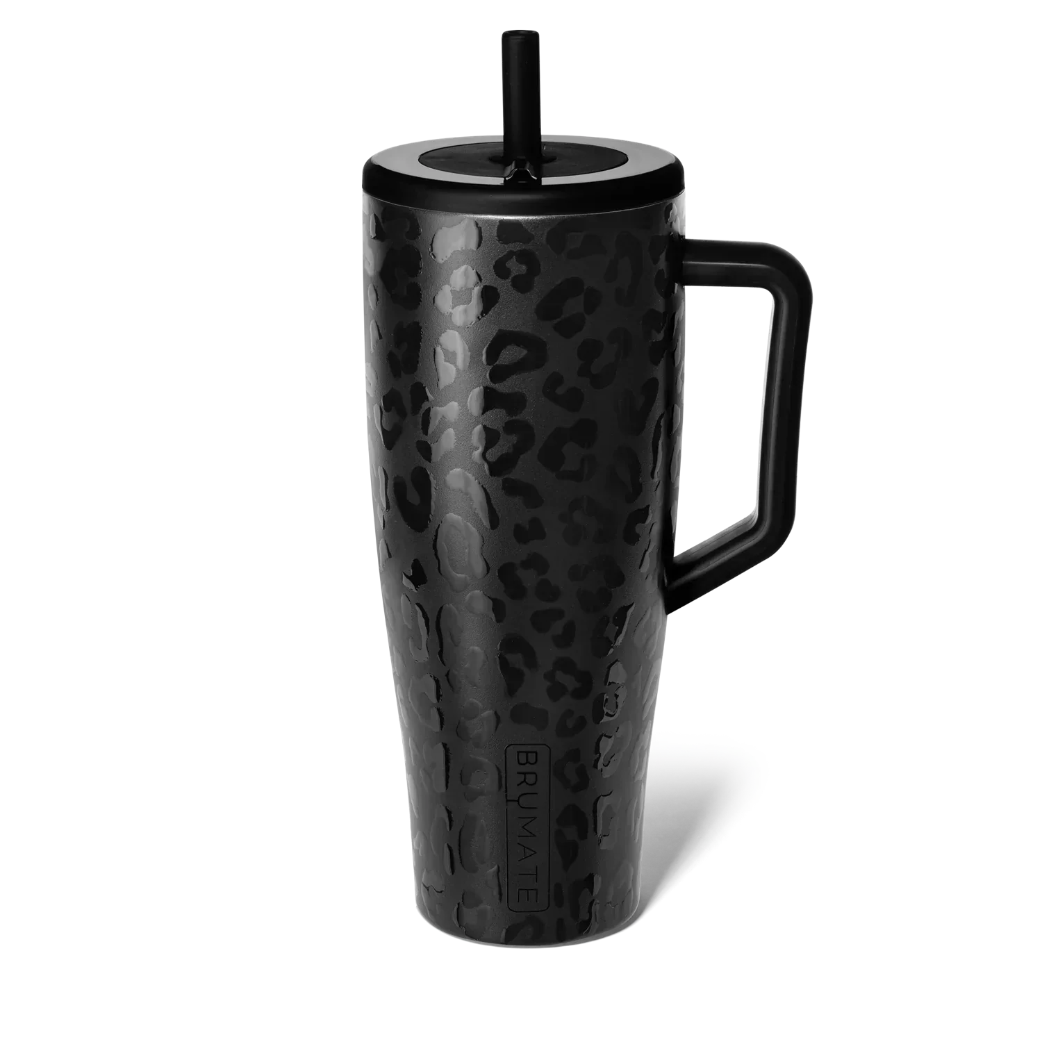 Black Leopard Print Insulated Mug Era 40oz